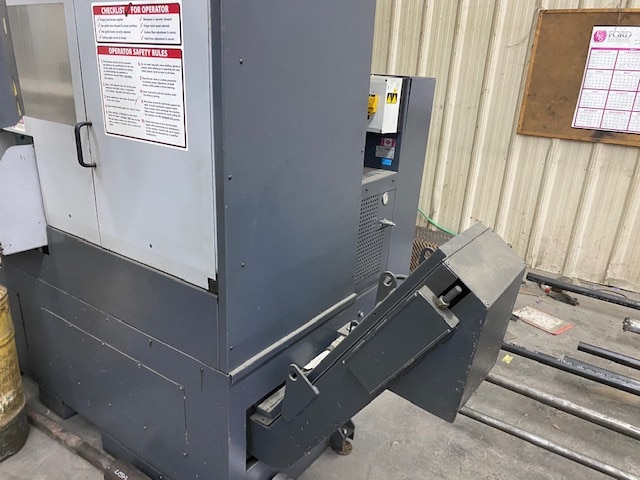 14" x 14" Hydmech H-14A Automatic Horizontal Bandsaw, 2015 - Conveyor Included - Image 4