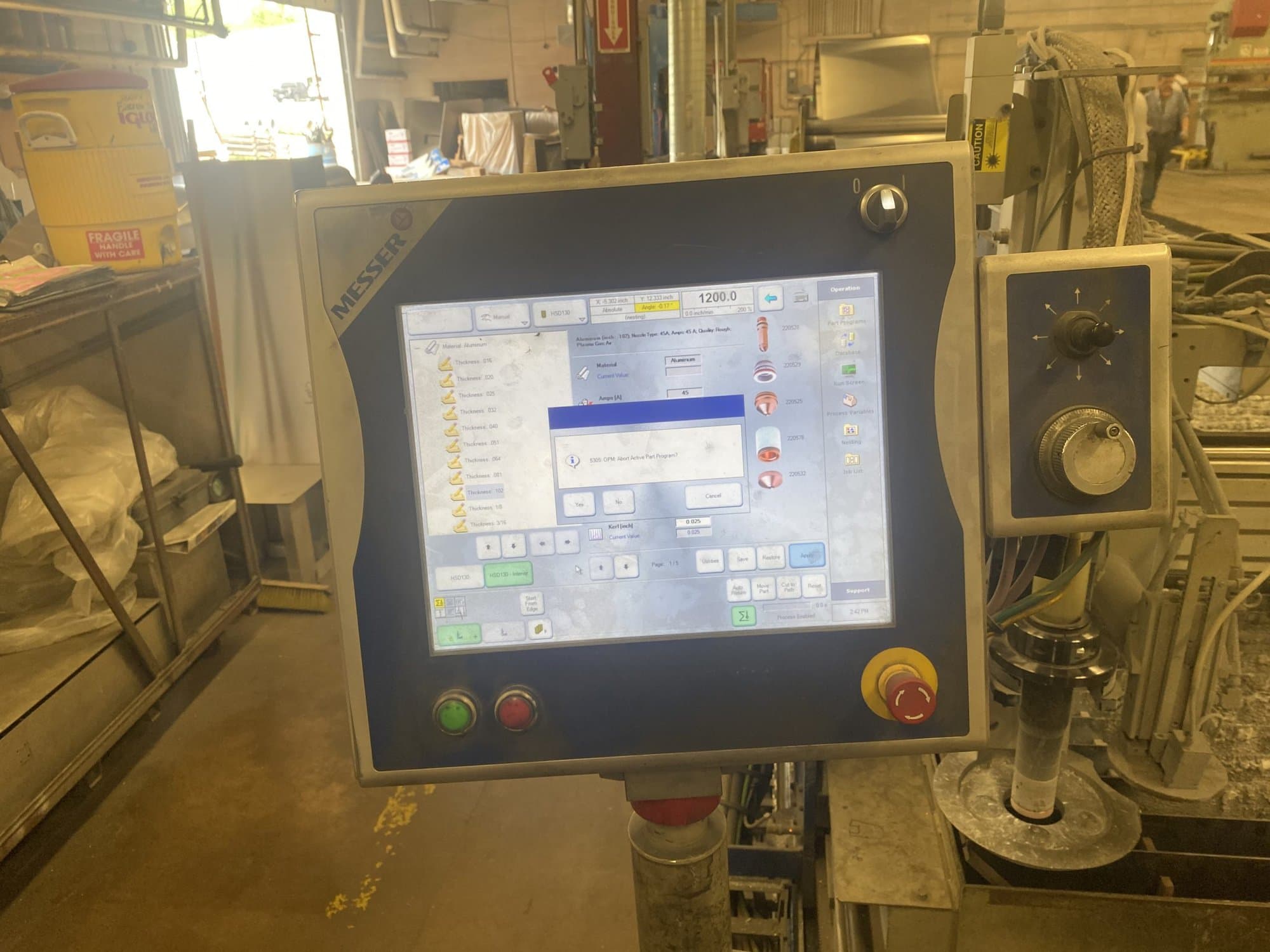 6' x 24' Messer Edgemax CNC Plasma Hypertherm HSD 130, 2008 - Image 6