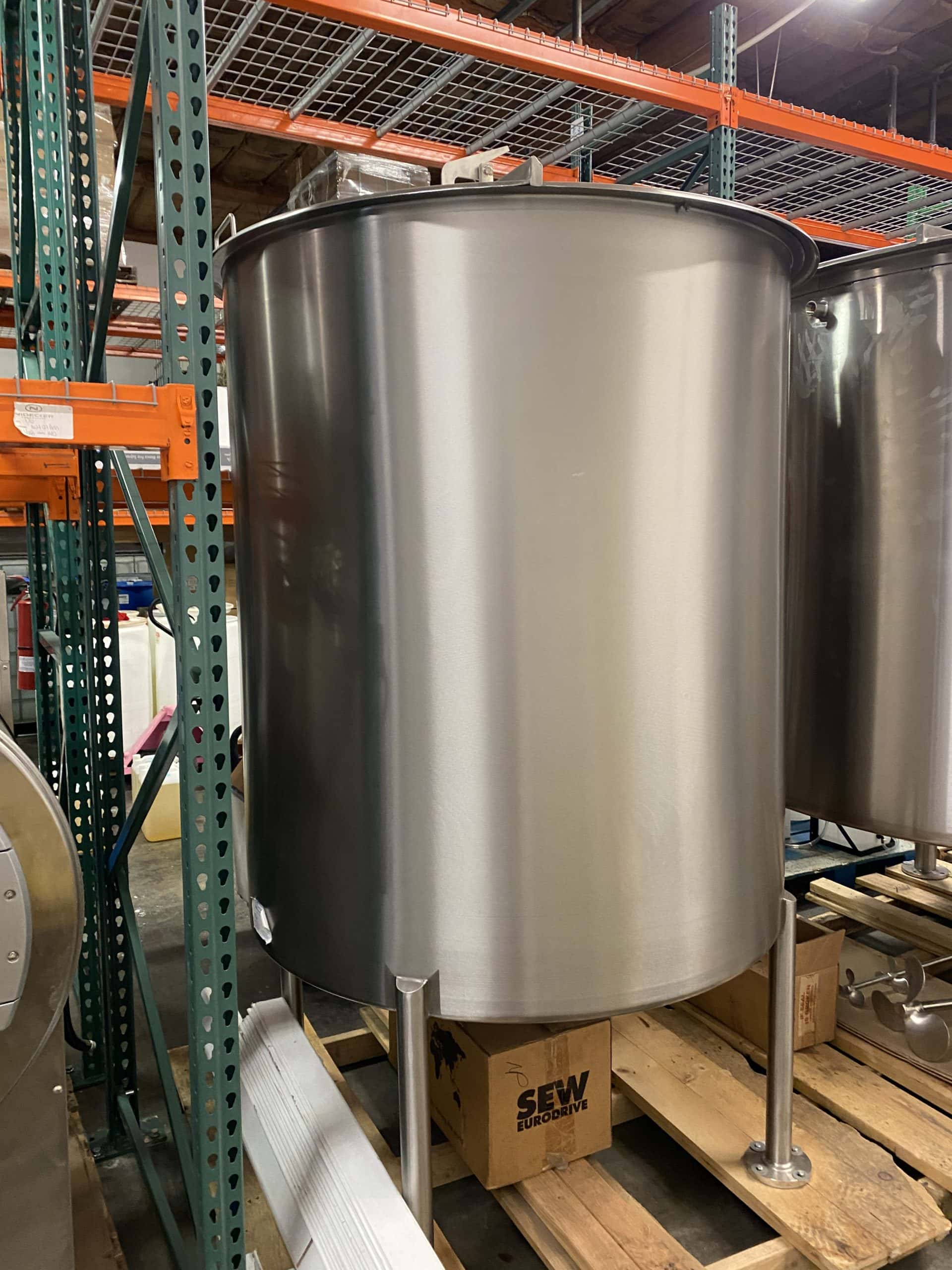 G & F 500 Gallon V Rotor Mixer Stainless Steel 1HP - NEVER USED