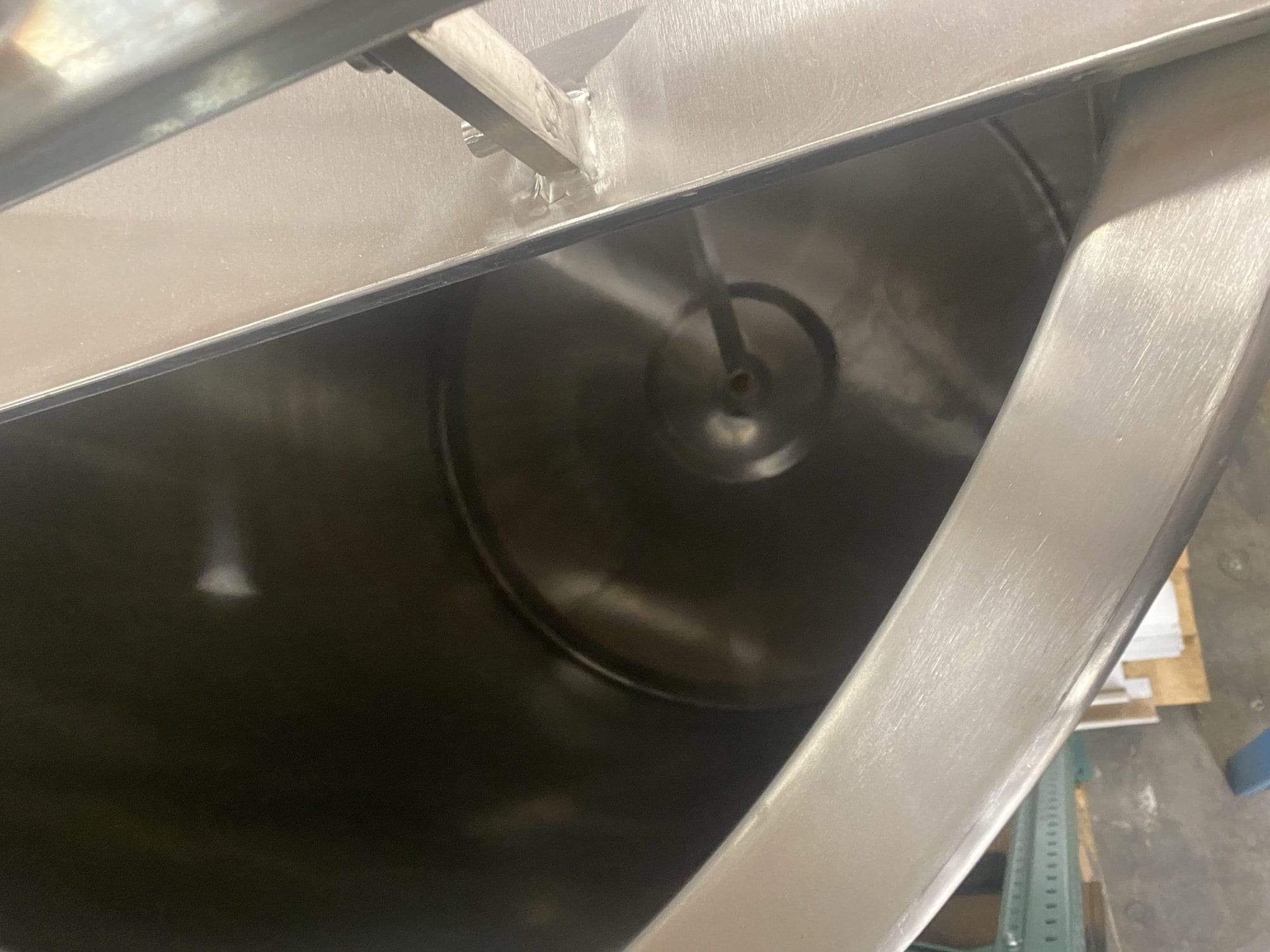 G & F 500 Gallon V Rotor Mixer Stainless Steel 1HP - NEVER USED - Image 5