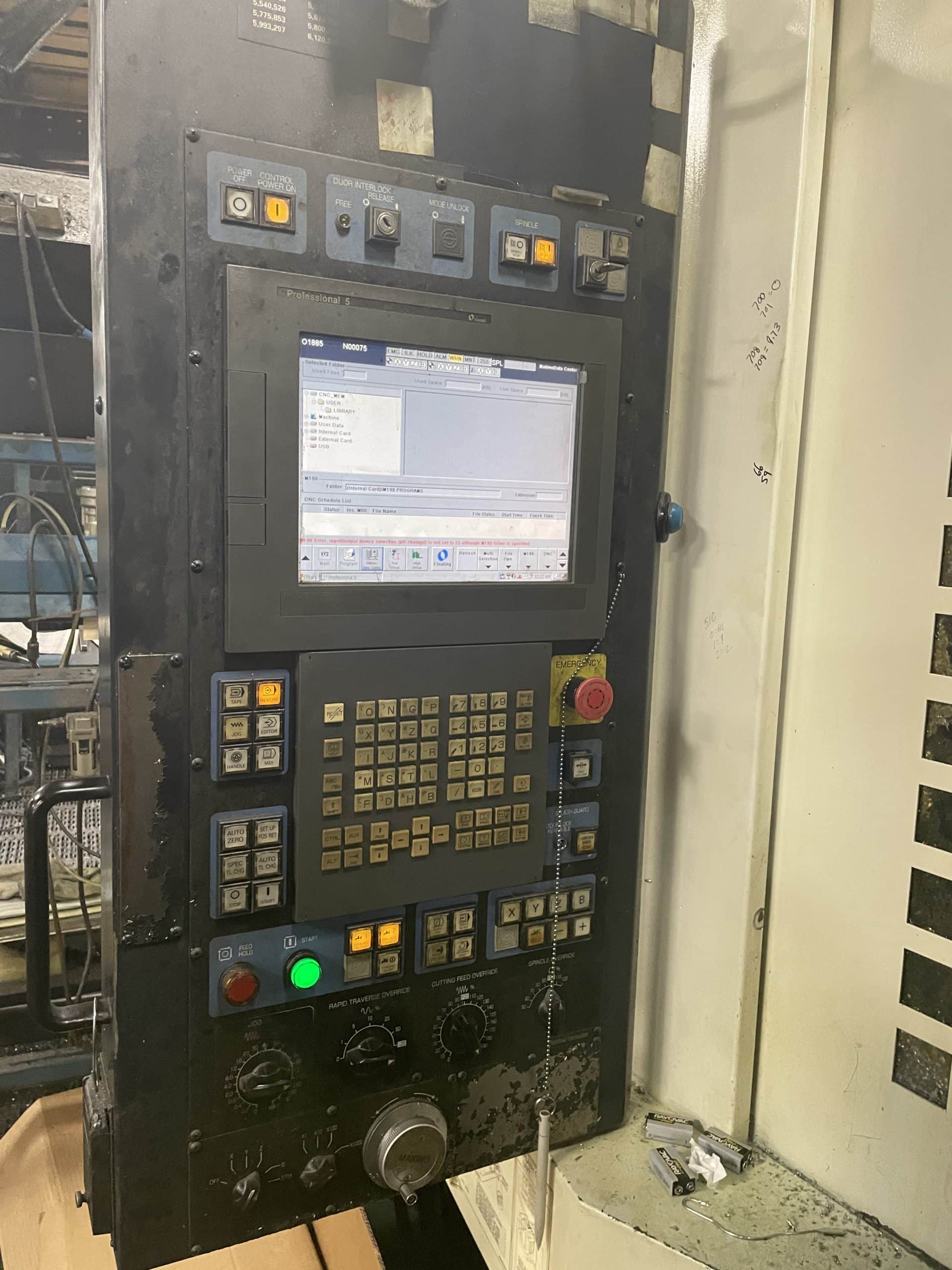 Makino A71 500mm HMC, 2009 - Full 4th Axis, Hi Pressure TSC, Live Hydraulics - Image 7