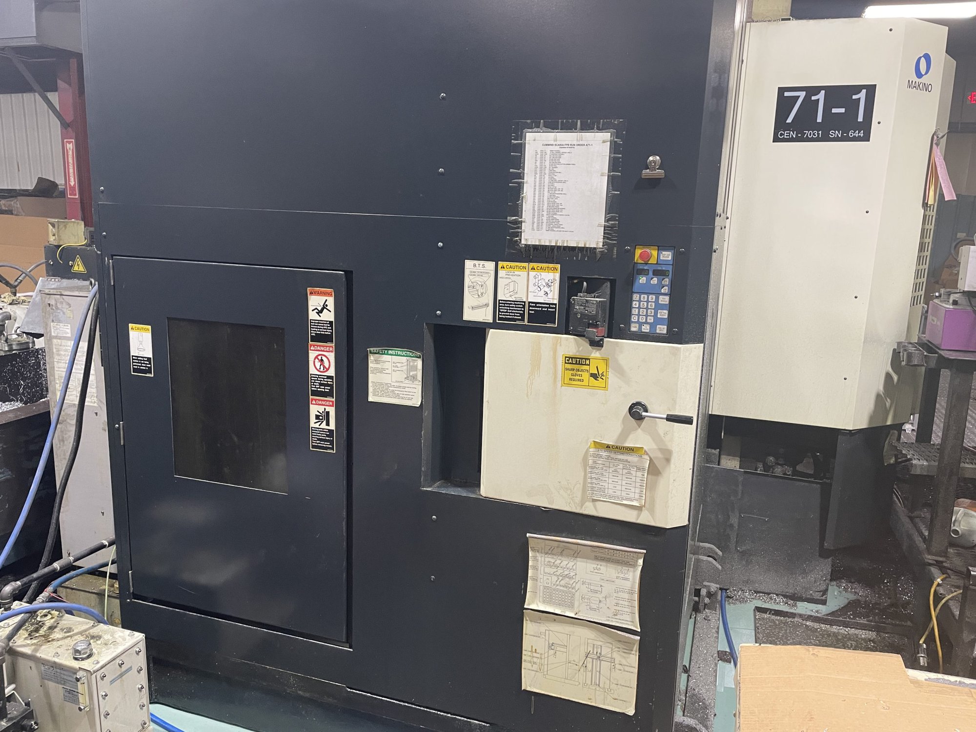 Makino A71 500mm HMC, 2009 - Full 4th Axis, Hi Pressure TSC, Live Hydraulics - Image 13