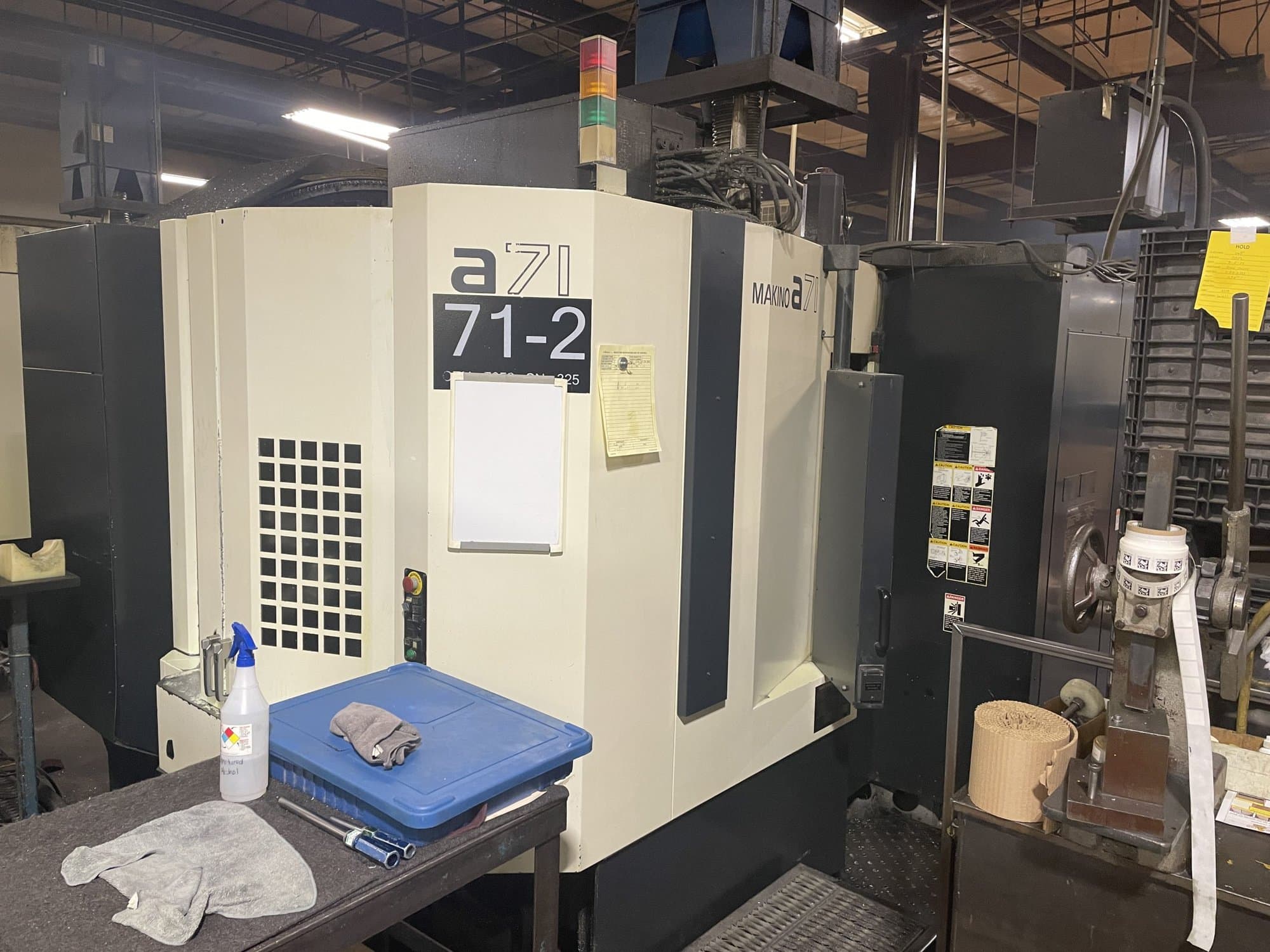 Makino A71 500mm HMC, 2009 - Full 4th Axis, Hi Pressure TSC, Live Hydraulics, Pre Removal Offers Accepted