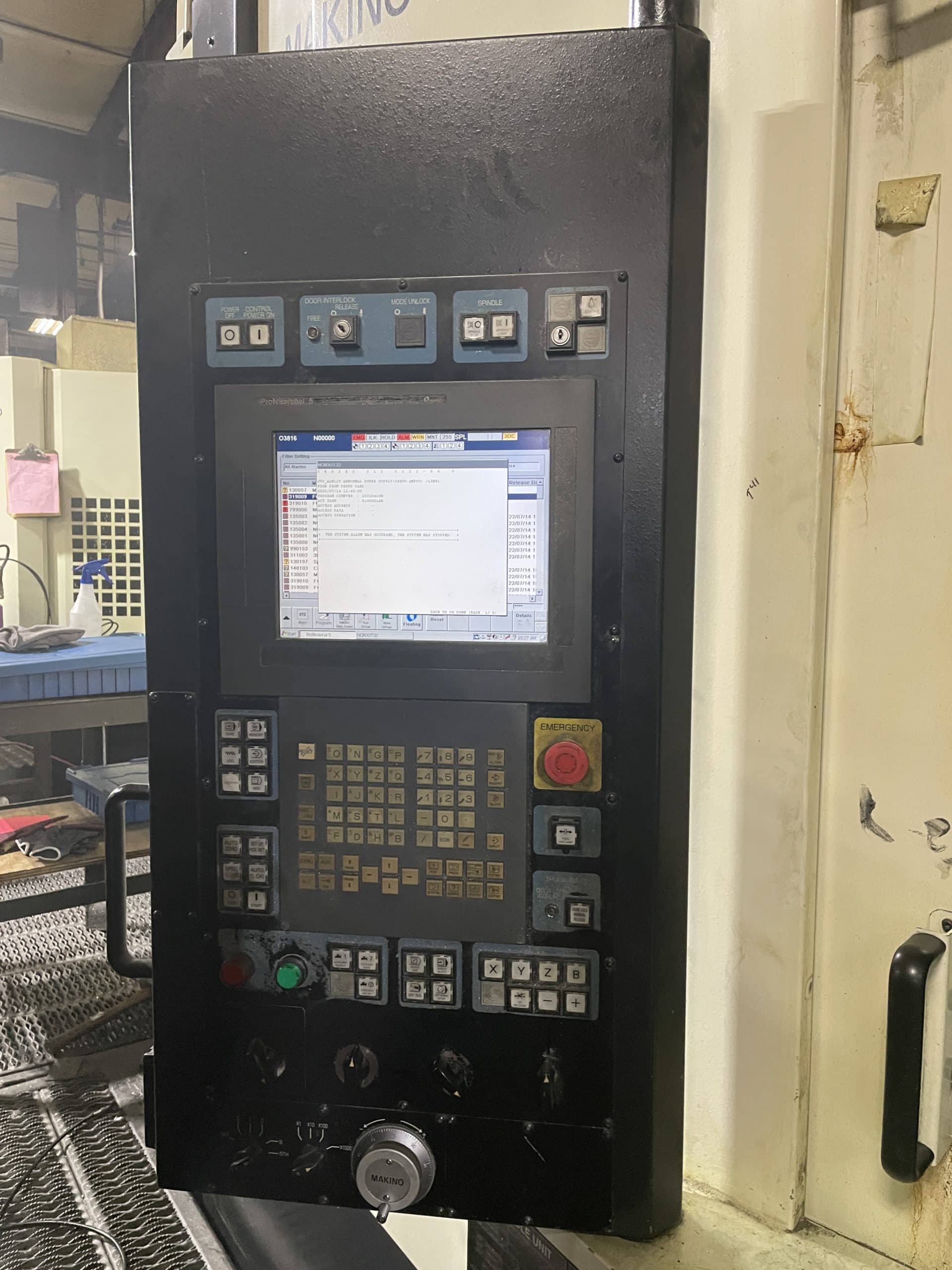 Makino A71 500mm HMC, 2009 - Full 4th Axis, Hi Pressure TSC, Live Hydraulics, Pre Removal Offers Accepted - Image 2