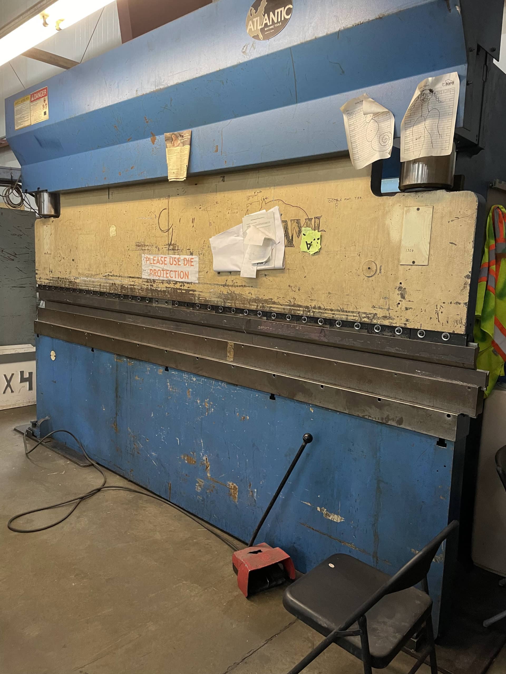 200 Ton x 12' Haco Atlantic CNC Press Brake, 1999 - Lots of Tooling Included