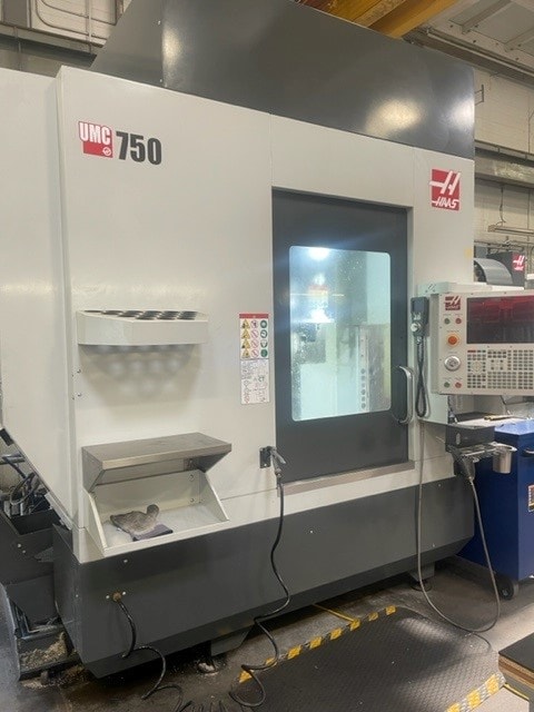 Haas UMC-750, 2019 - TSC, HSM, Probe, 10K RPM Spindle