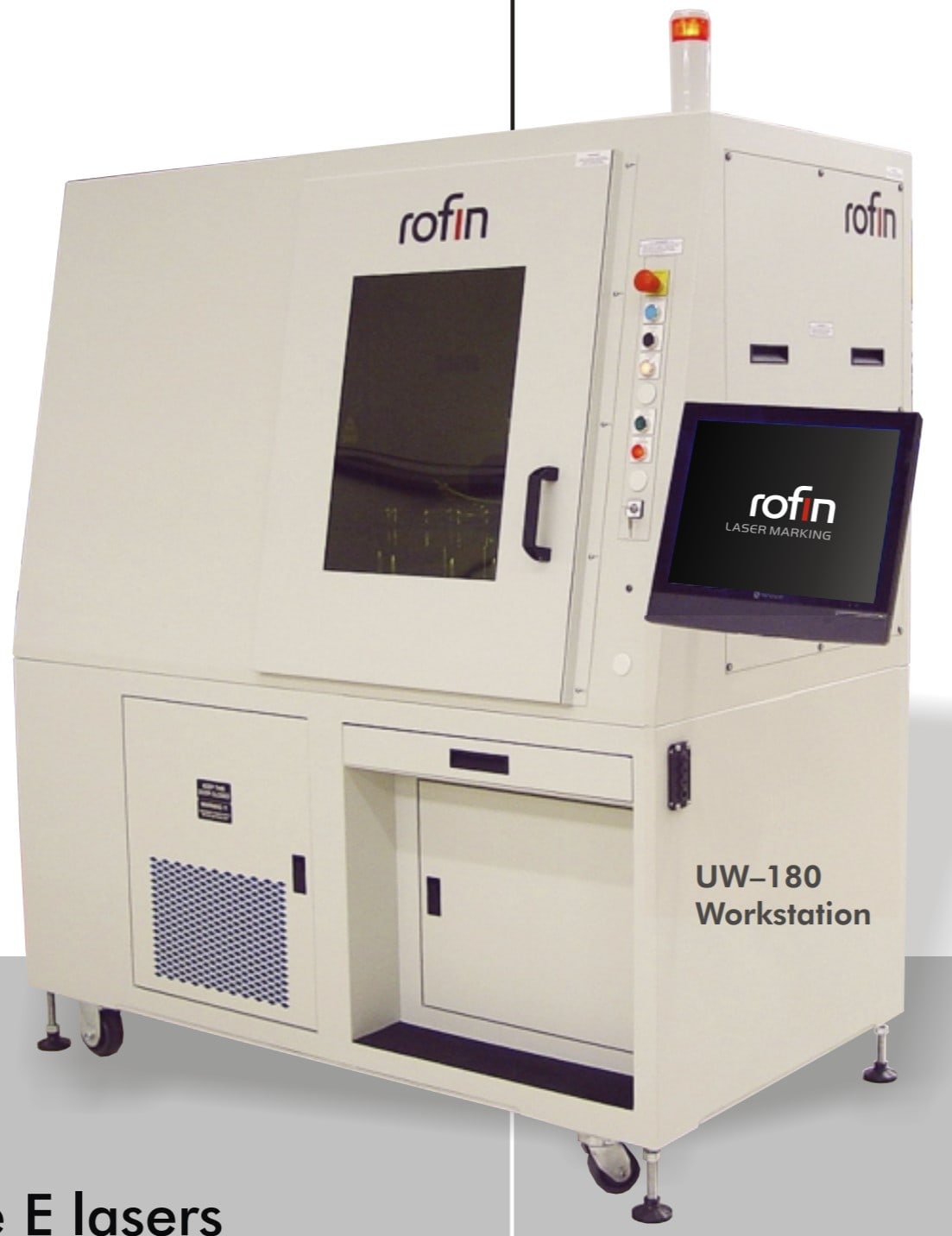 1000 watt Rofin-Sinar UW180GF Workstation Fiber Laser, 2014