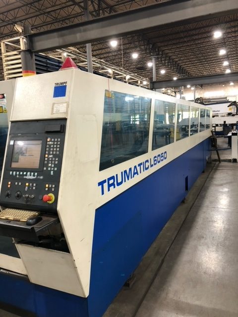 5000 watt Trumpf Trumatic L6050 CO2 Laser, 2005 6' x 20'