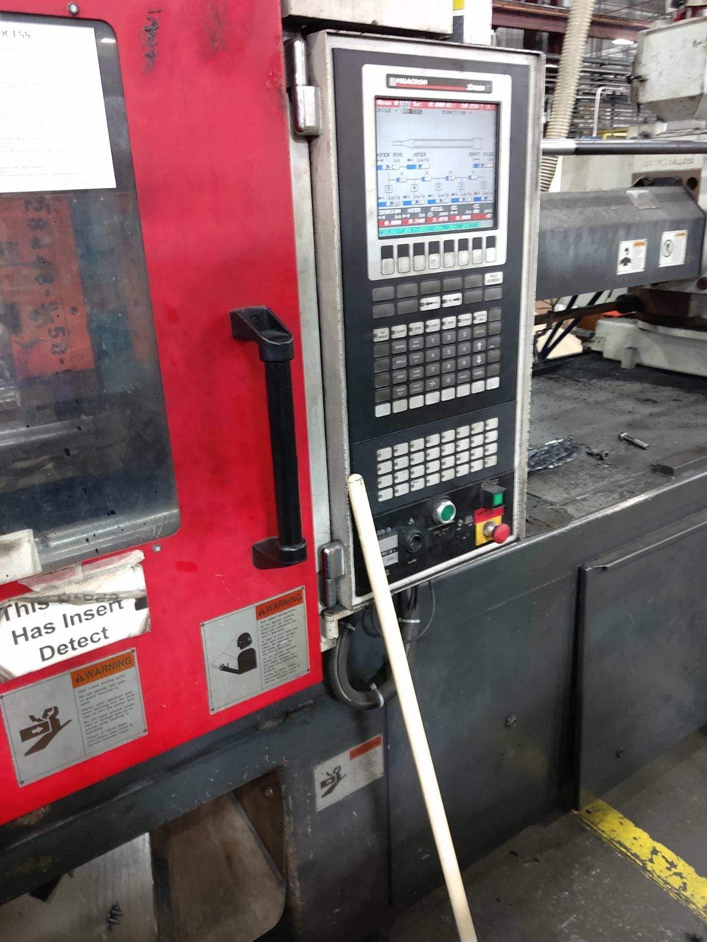 220 Ton, 29oz Cincinnati NT 220-29 Plastic Injection Molding Machine, 2000 - Image 5
