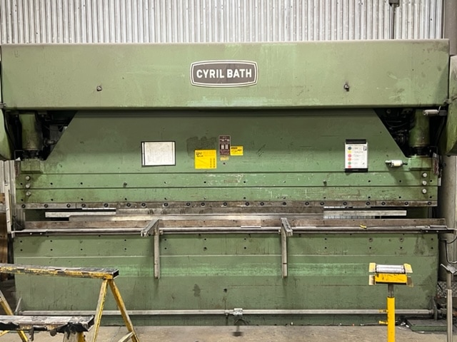 150 Ton x 12' Cyril Bath 15012 Mechanical Press Brake