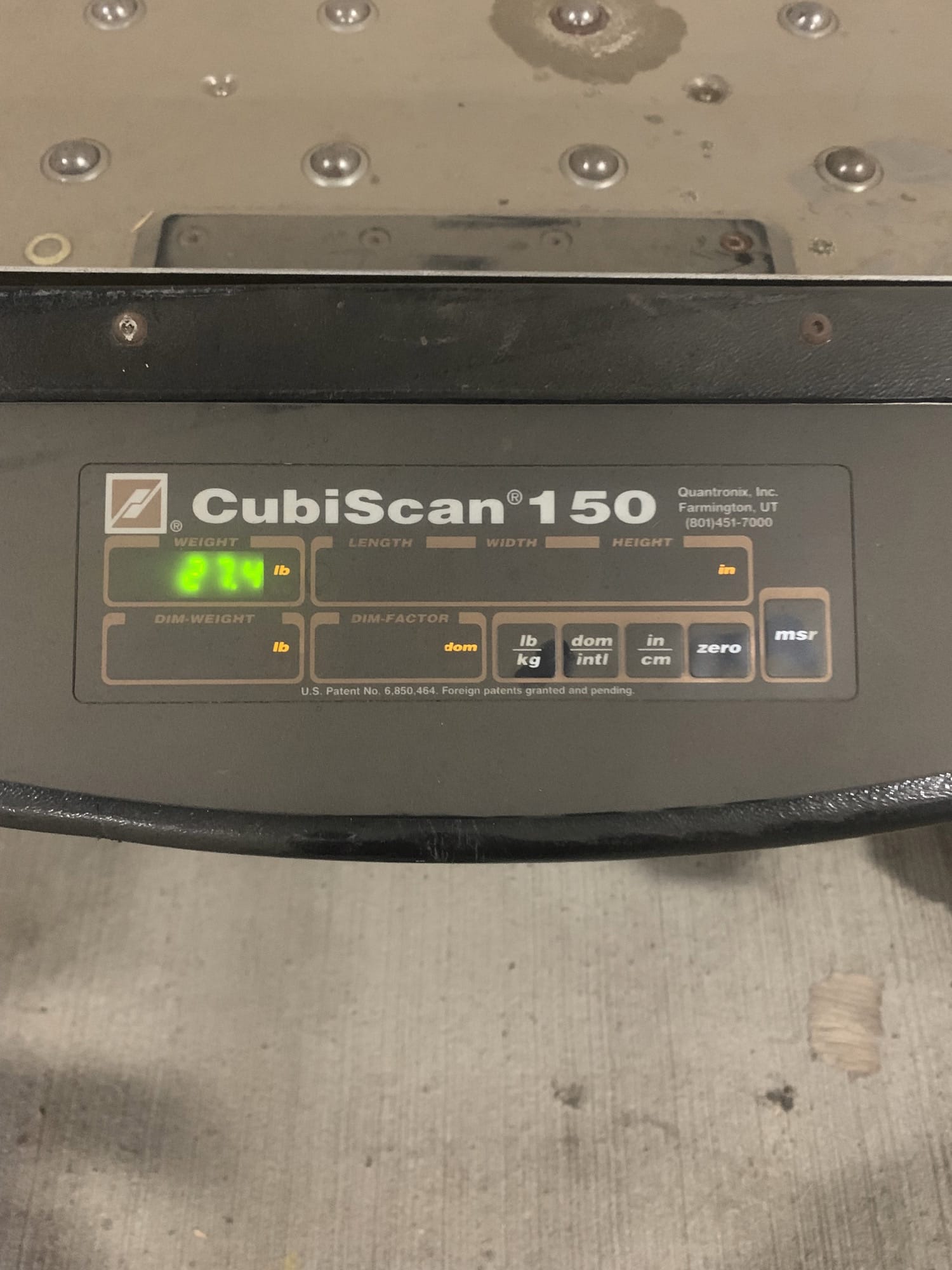 Cubiscan 150, 2006 - Three Sets of Roller Conveyors - Image 3