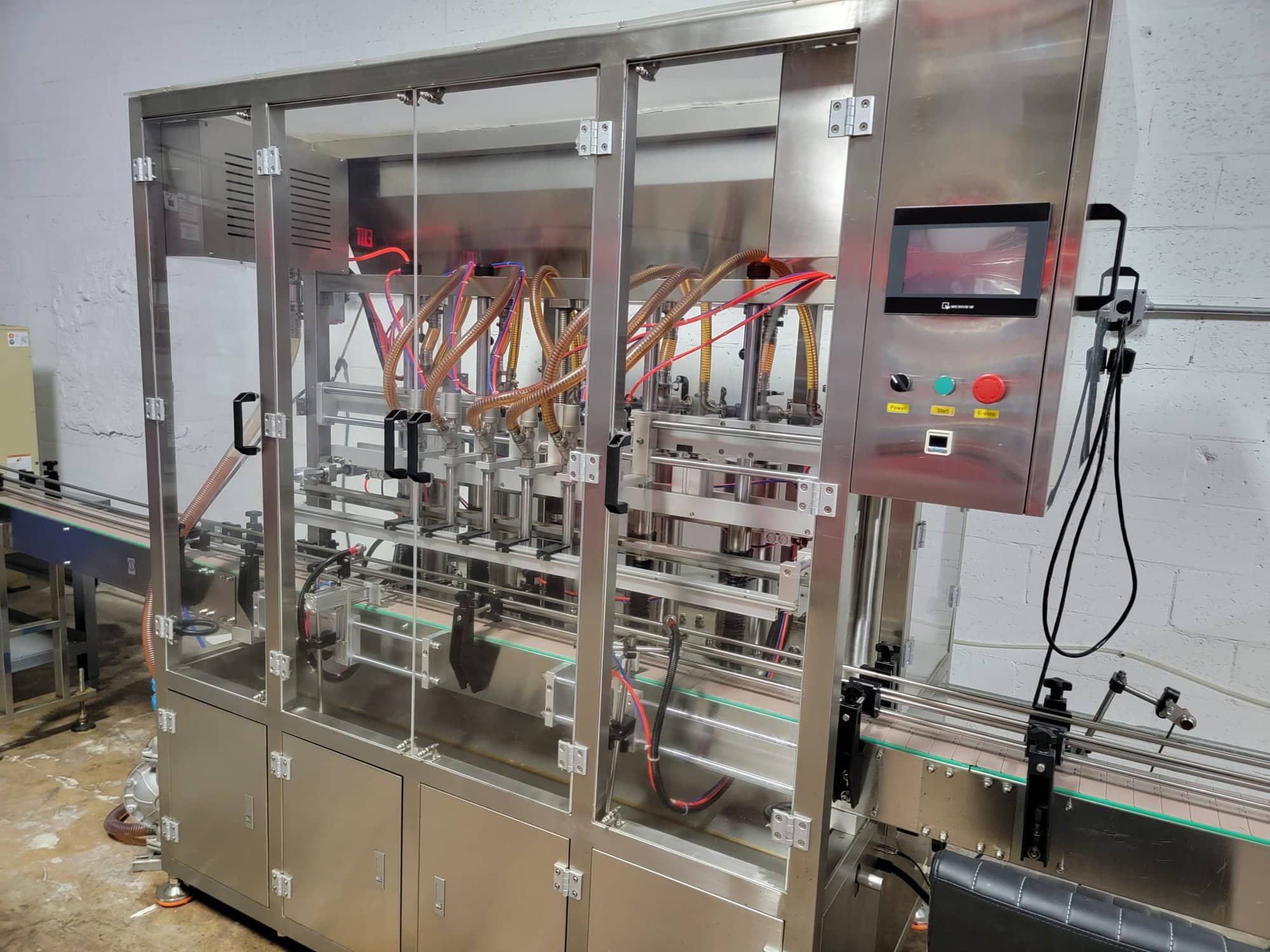 Haizhou Automatic Six Head Liquid / Paste Filling Machine, 2020