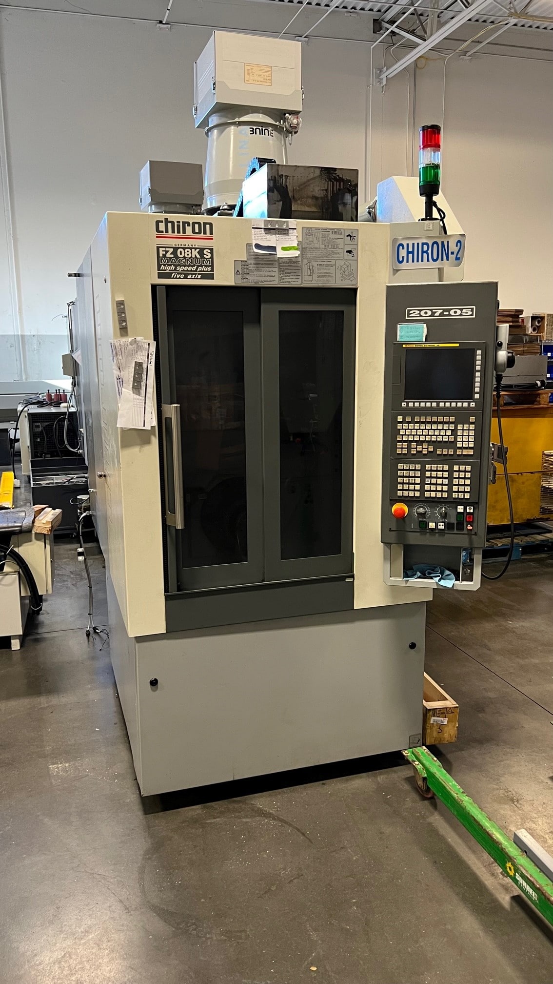 Chiron FZ 08KS MAG VMC, 2010- 5 Axis, Blum Laser, Fanuc 31iMA5 Control, G-Code Capabilities