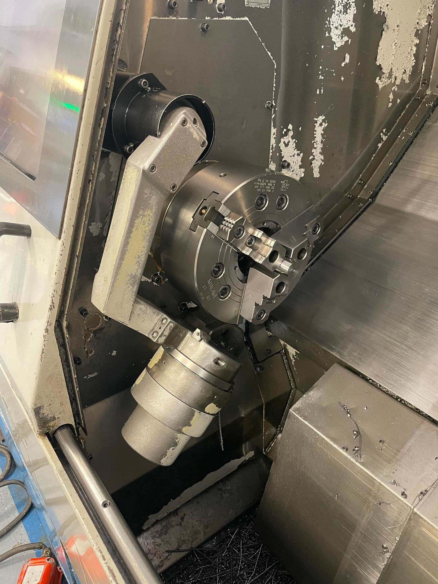 Mazak SQT18 MS CNC Lathe, 1996- Live Tooling, Sub Spindle,Presetter, Chip Conveyor - Image 10