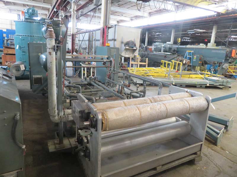 24" x 60" Gloucester Chrome Three Roll, 1999 - 45 Degree Sheet Stack, Cooling and Polishing Stand - Image 2
