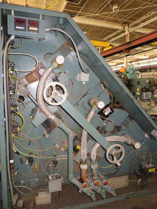 24" x 60" Gloucester Chrome Three Roll, 1999 - 45 Degree Sheet Stack, Cooling and Polishing Stand - Image 7