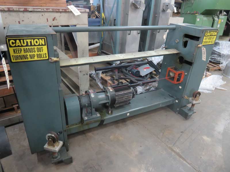 24" x 60" Gloucester Chrome Three Roll, 1999 - 45 Degree Sheet Stack, Cooling and Polishing Stand - Image 6