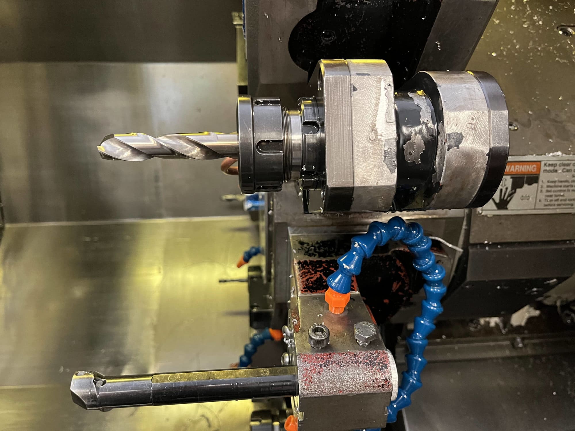 Mazak SQT18 MS CNC Lathe, 1996- Live Tooling, Sub Spindle,Presetter, Chip Conveyor - Image 7