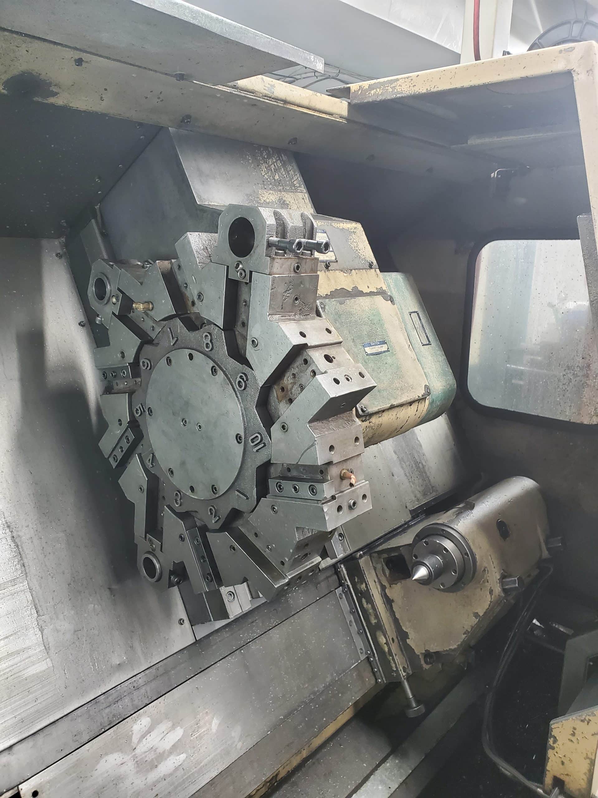 Daewoo Puma 12L CNC Lathe, 1988 - Tailstock, Fanuc Control - Image 2