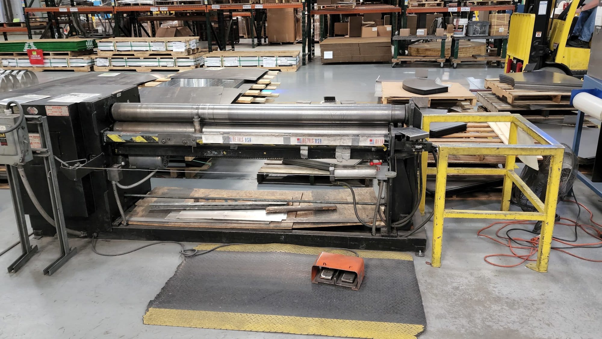 12 ga. x 6' New Dimensions P6-105 Initial Pinch Plate Roll, 2007