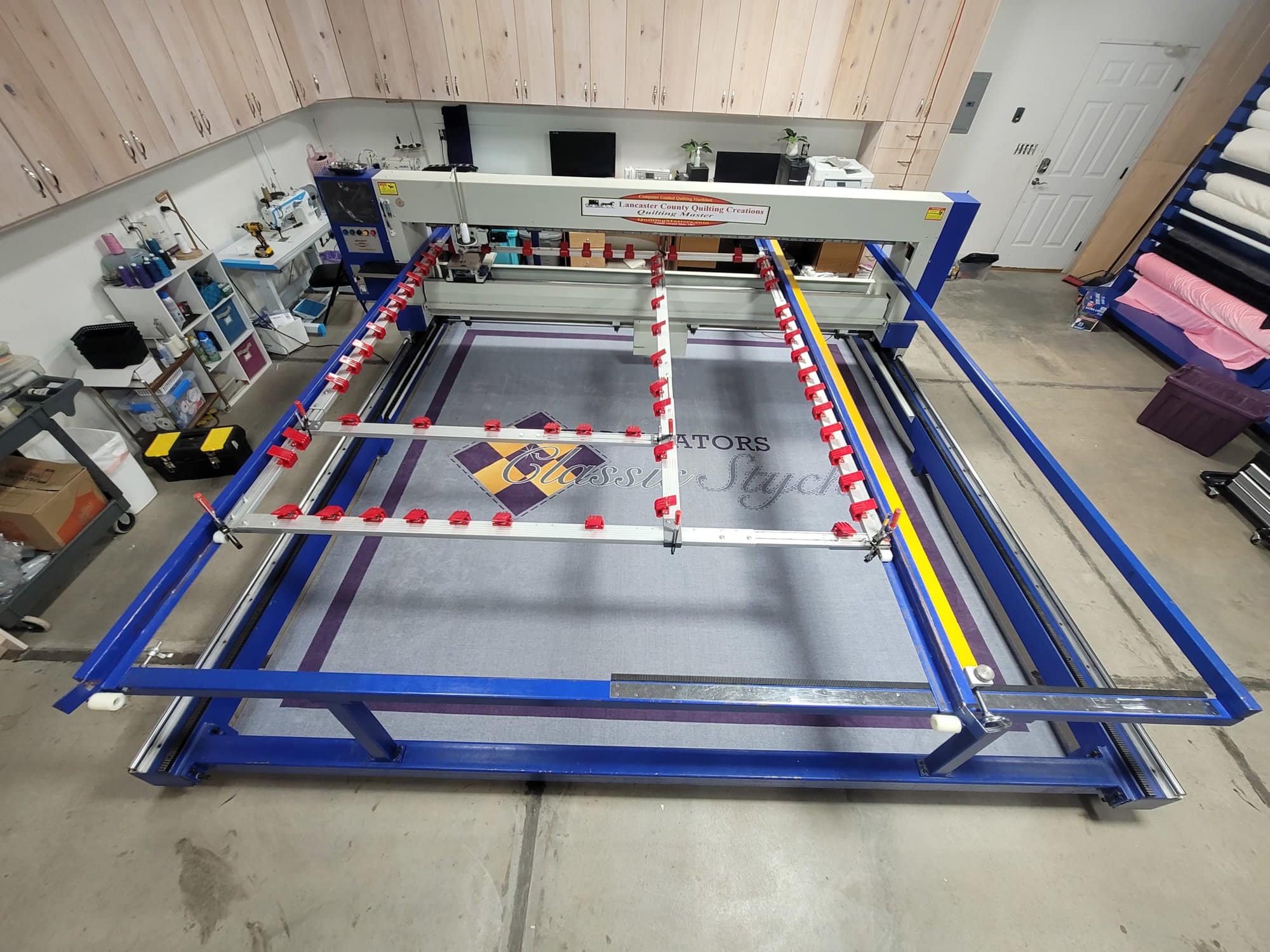 Lancaster Quilting Master IV-XTI Full Frame CNC Quilting Machine, 2020