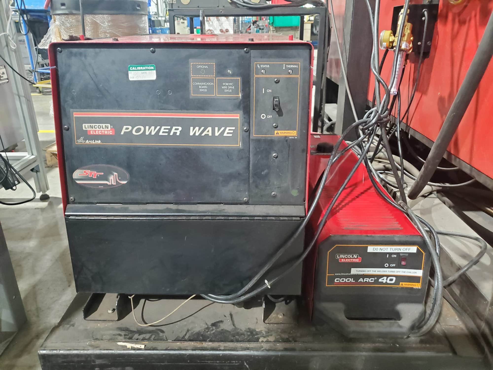 Lincoln System 40 Robotic Welding Cell, Power Wave 455M/STT, 2007 - New Head Included. - Image 6