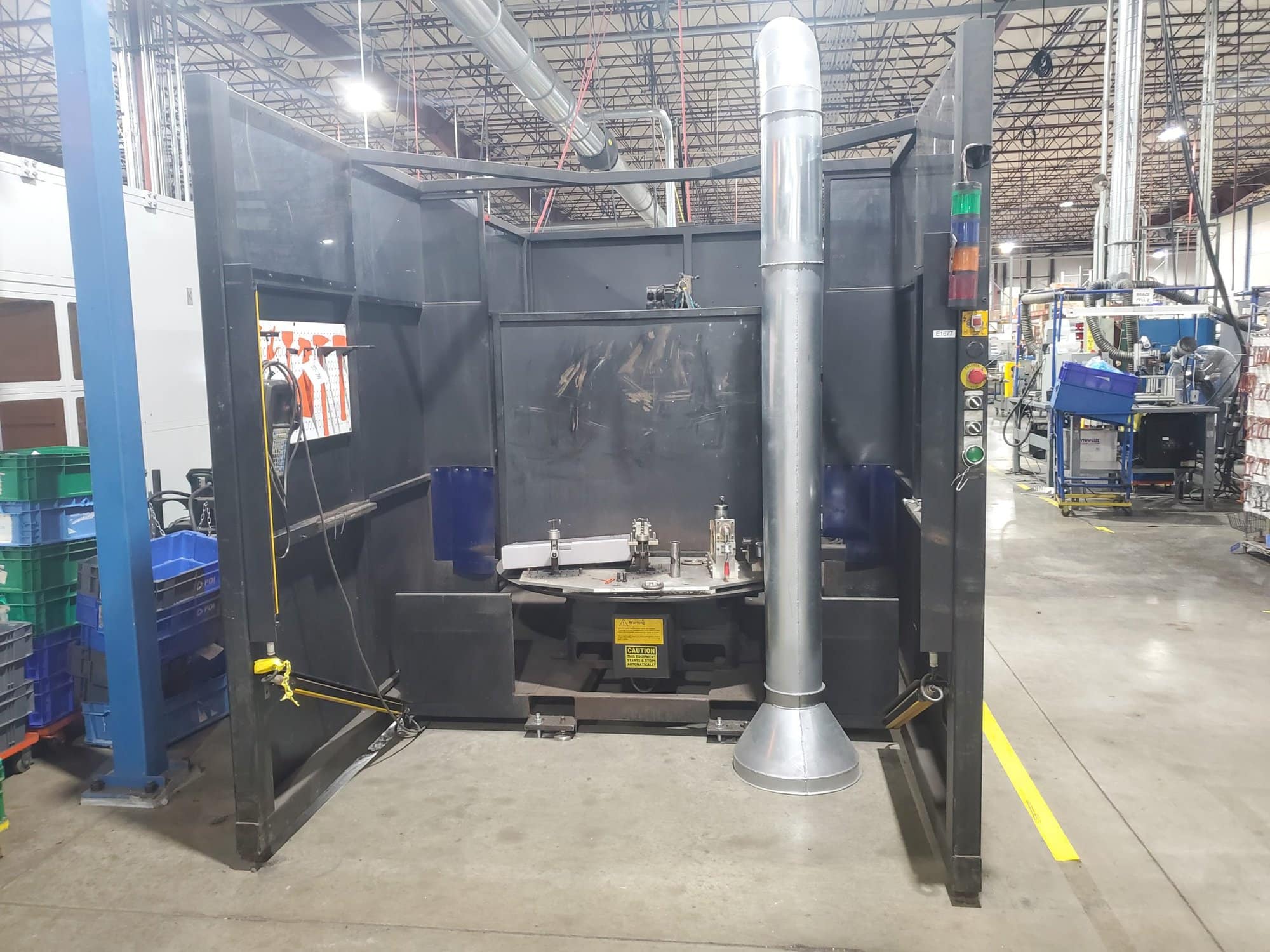 Lincoln System 40 Robotic Welding Cell, Power Wave 455M/STT, 2007 - New Head Included. - Image 2
