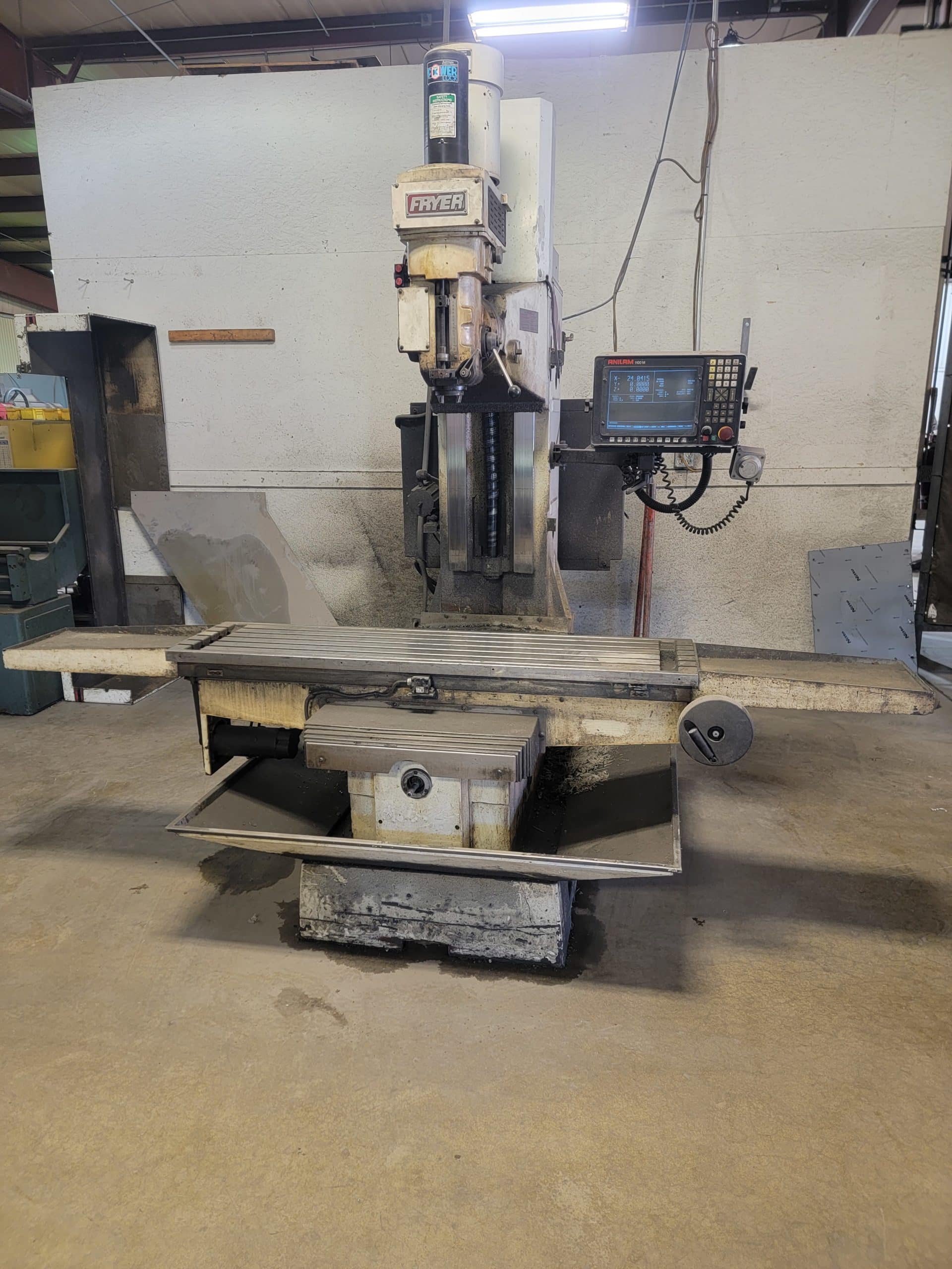 Fryer MB-15 CNC Mill, 1996 - Anilam 1100M Control