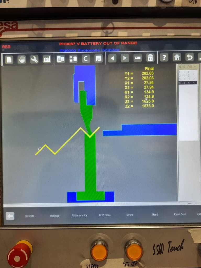 330 Ton x 10' Jordi PHE-30300 CNC Hydraulic Press, 2007, 6 axis, delivery, installation and training included-reconditioned in 2022 low hour demo machine - Image 8