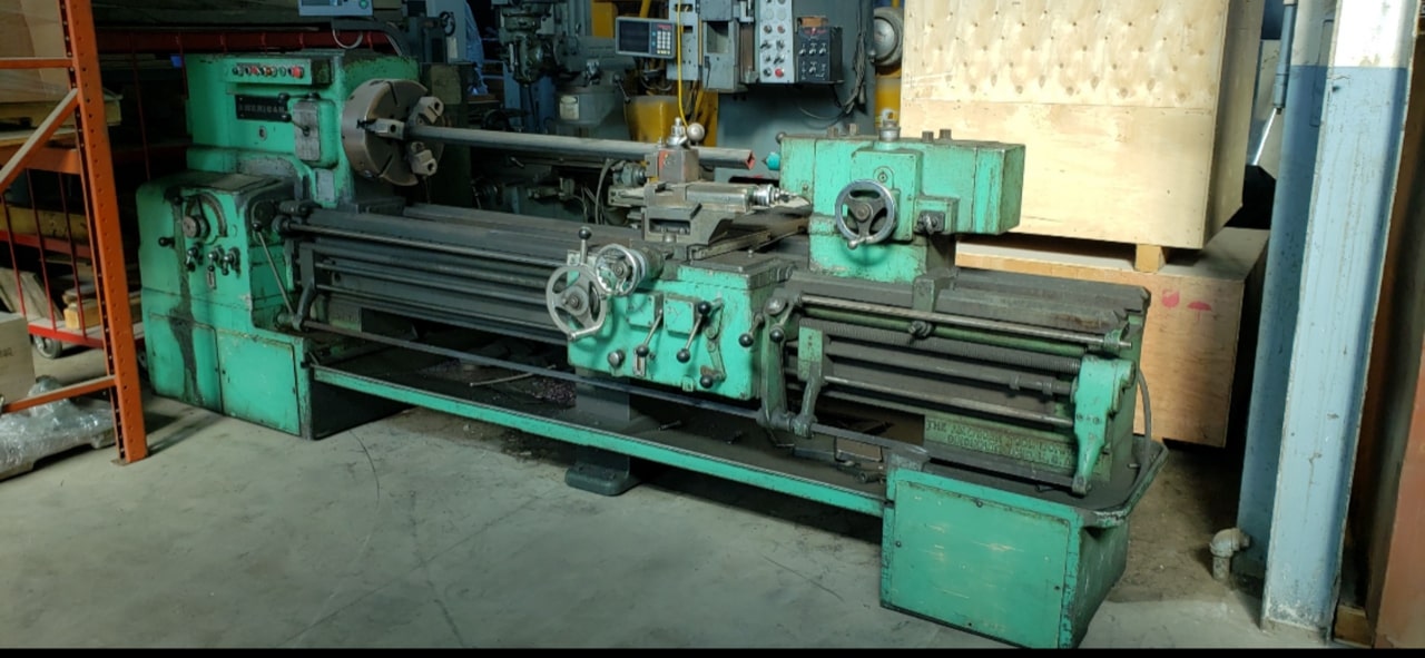 American Tool Works Style “D” 20x78 Engine Lathe, 1969 - Tailstock, Chucks, DRO - Image 2