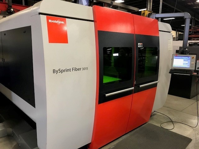 6000 Watt Bystronic BySprint 3015 Fiber Laser, 2014 5' x 10' Table