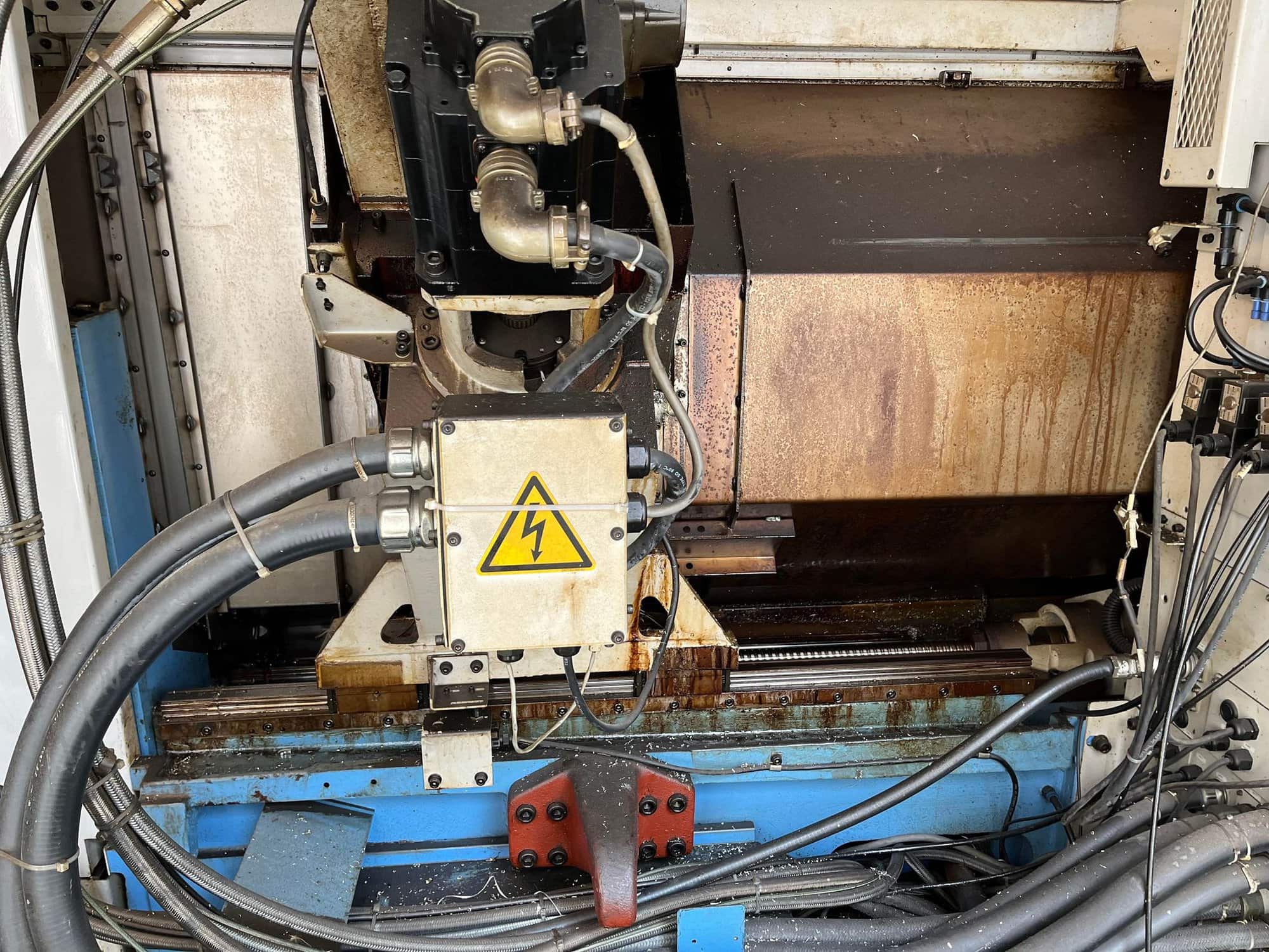 Mazak SQT18 MS CNC Lathe, 1996- Live Tooling, Sub Spindle,Presetter, Chip Conveyor - Image 6