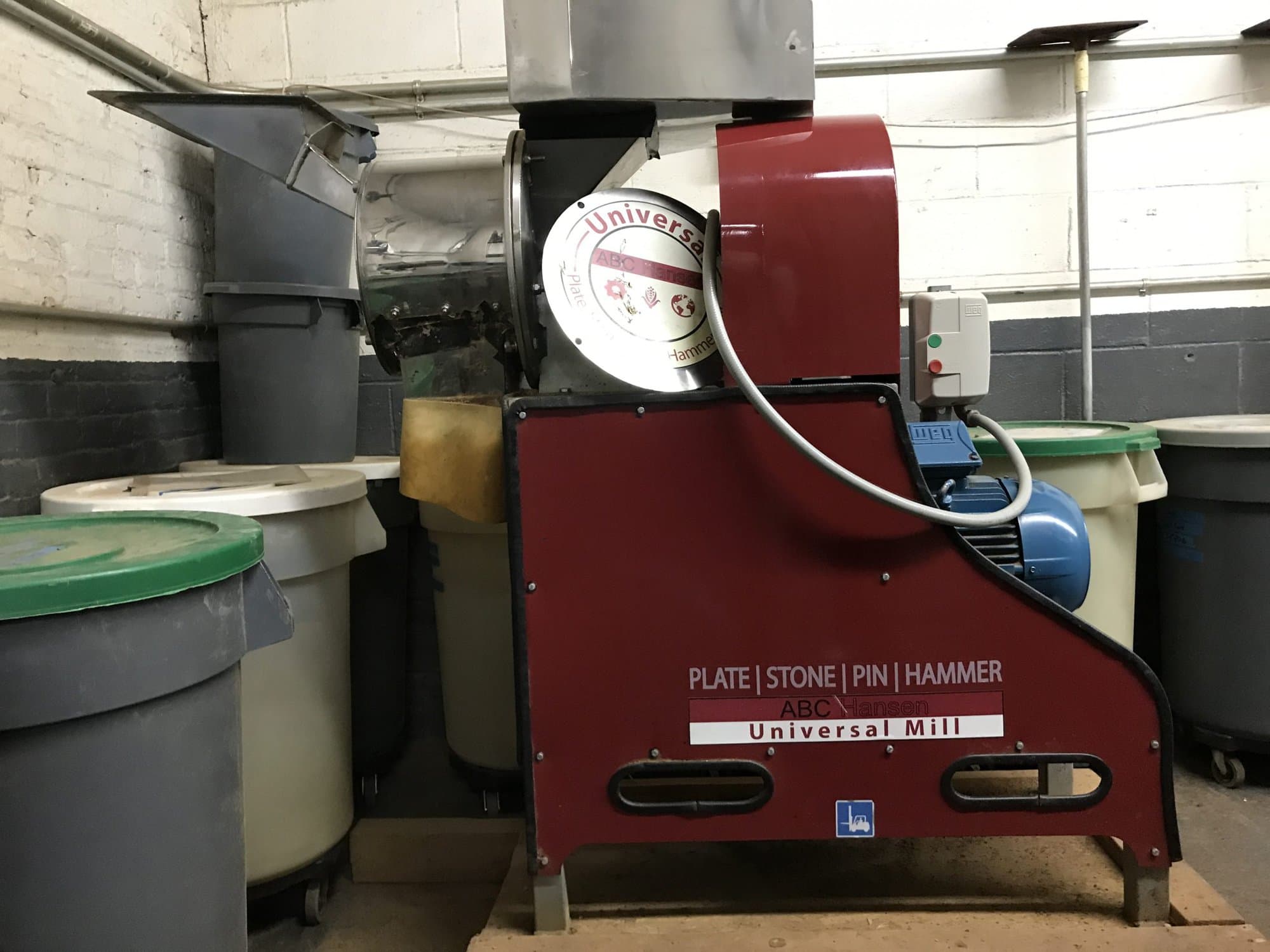 ABC Hansen Universal Disc Mill MPL11U-S, 2017 - Includes 10HP Motor - Image 4