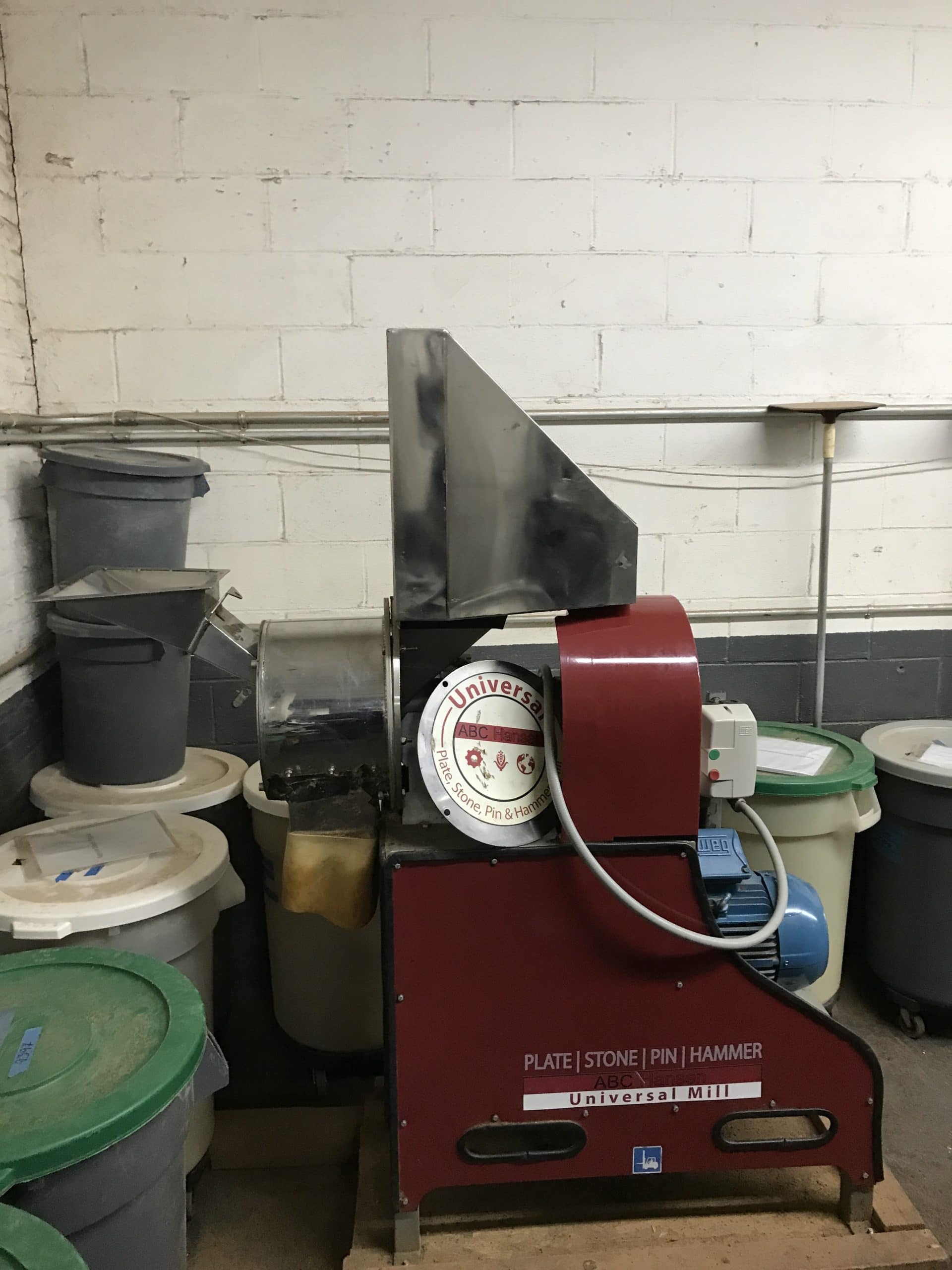 ABC Hansen Universal Disc Mill MPL11U-S, 2017 - Includes 10HP Motor - Image 2