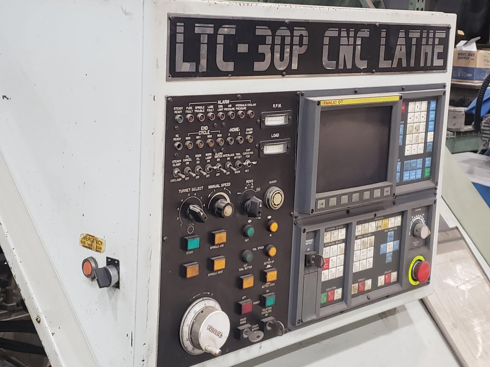 Leadwell LTC-30P CNC Lathe, 1988 - Fanuc Control, 3.7" Bore - Image 6