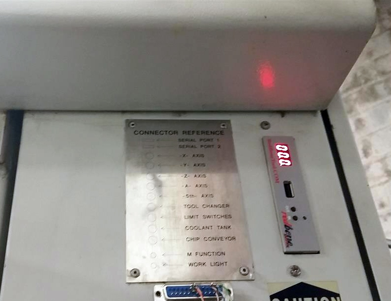 Haas VF-8 VMC, 1996- USB Upgrade, 4th Axis Wired, Tooling - Image 8