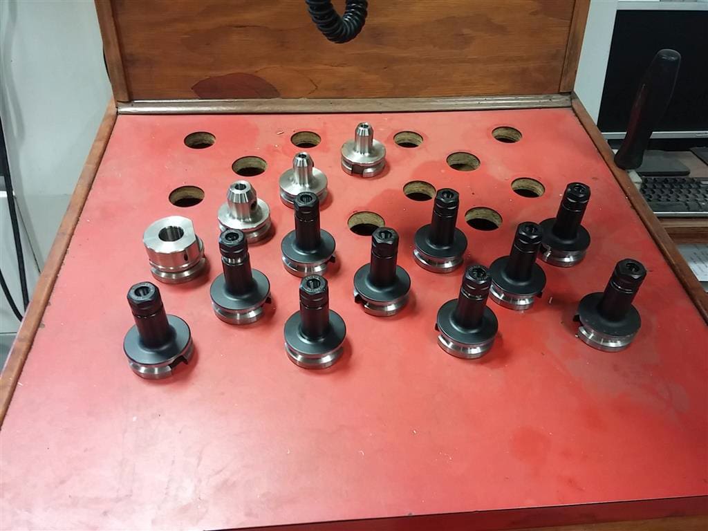 Haas VF-8 VMC, 1996- USB Upgrade, 4th Axis Wired, Tooling - Image 11