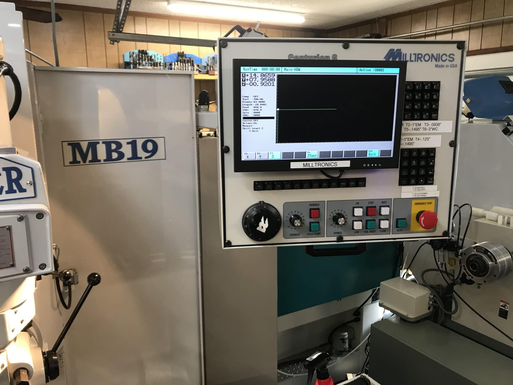 Milltronics Partner MB-19 CNC VMC, 1999 - Available Immediately - Image 7