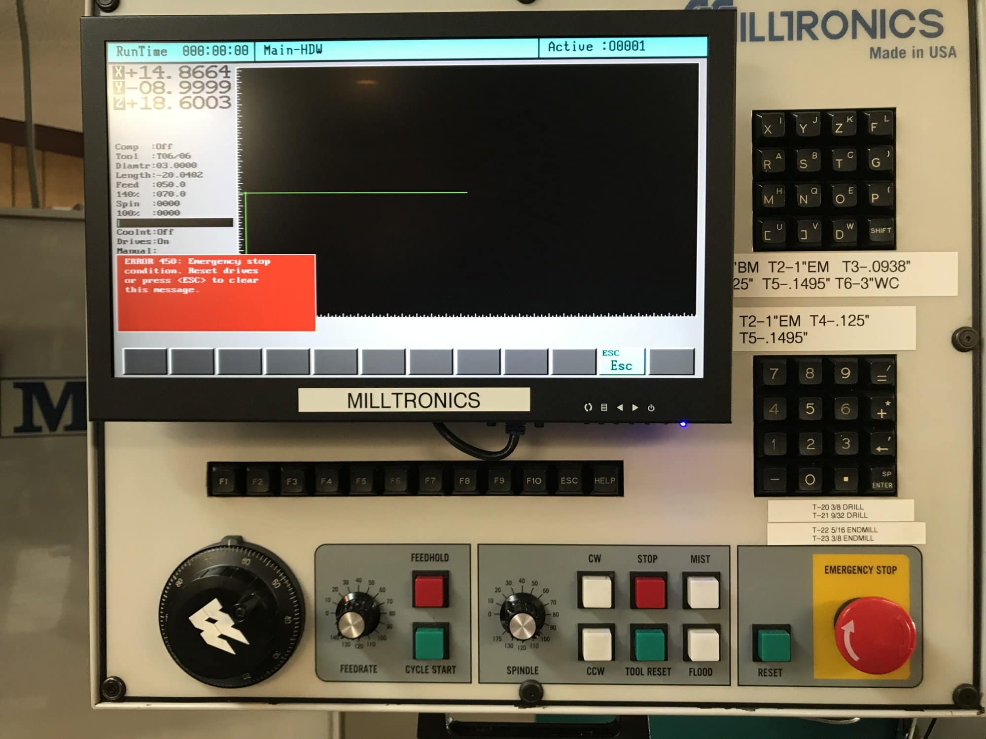 Milltronics Partner MB-19 CNC VMC, 1999 - Available Immediately - Image 8