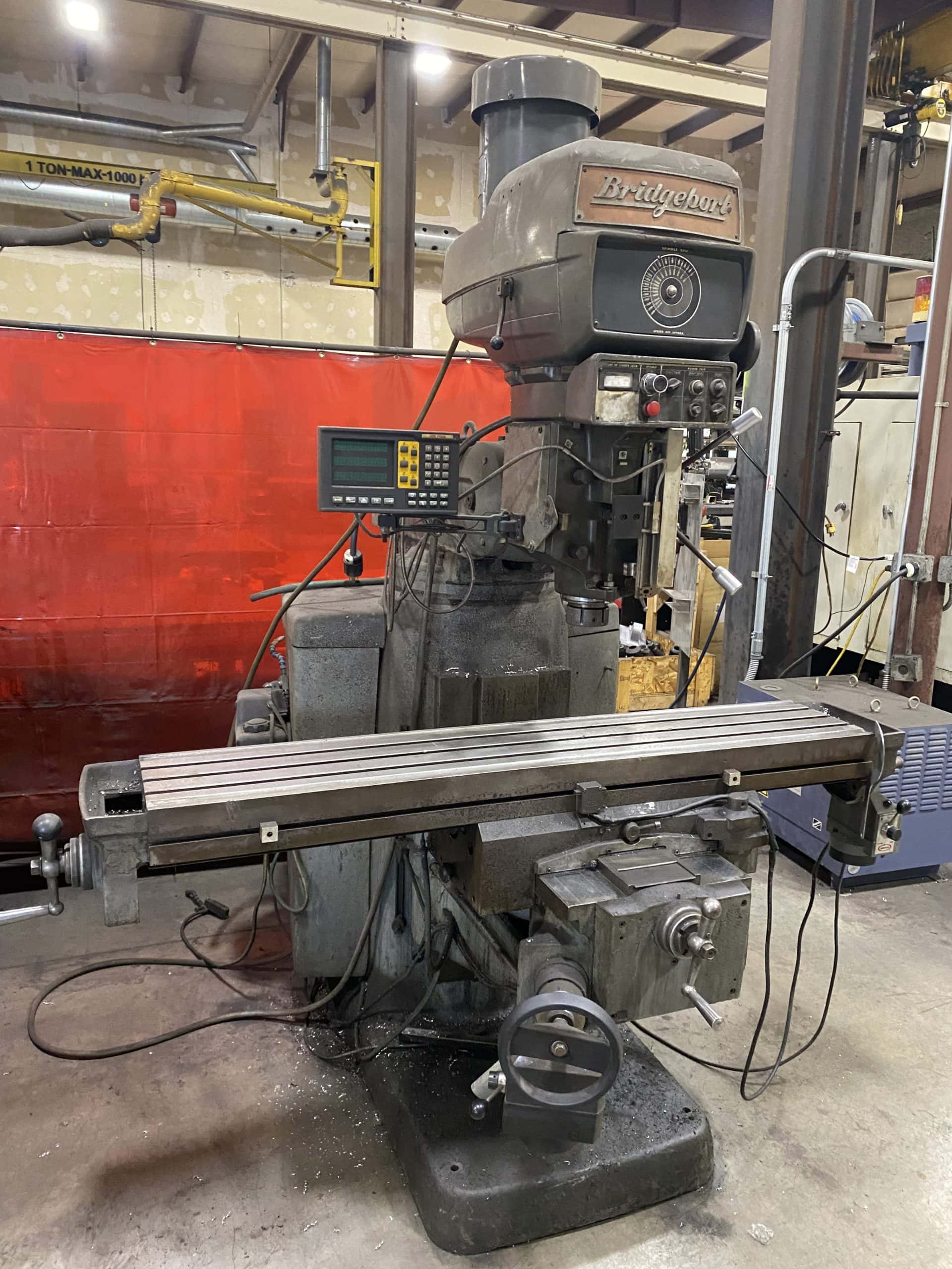Bridgeport Series II Milling Machine - Digital Readout, Tooling - Image 2