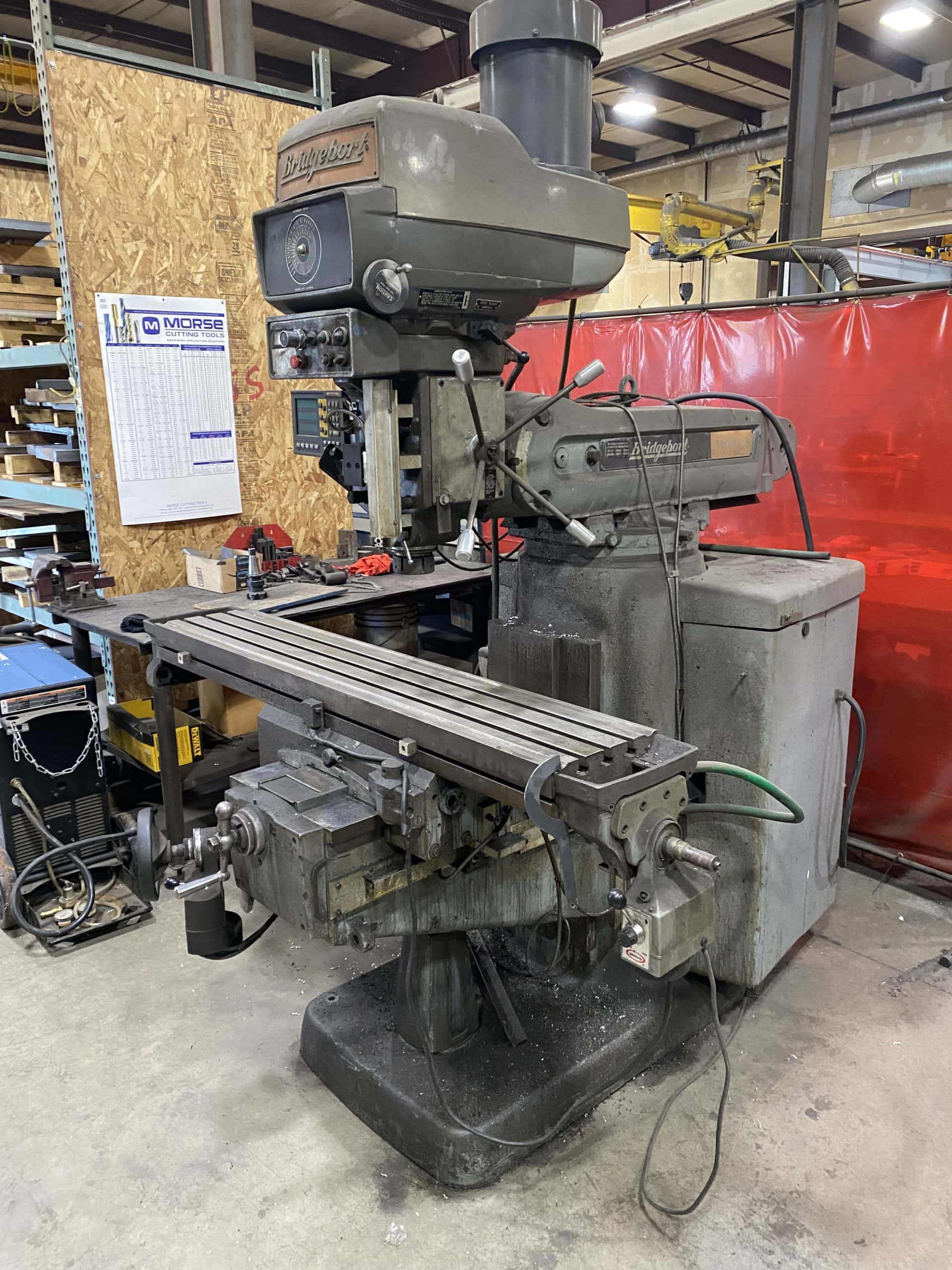 Bridgeport Series II Milling Machine - Digital Readout, Tooling