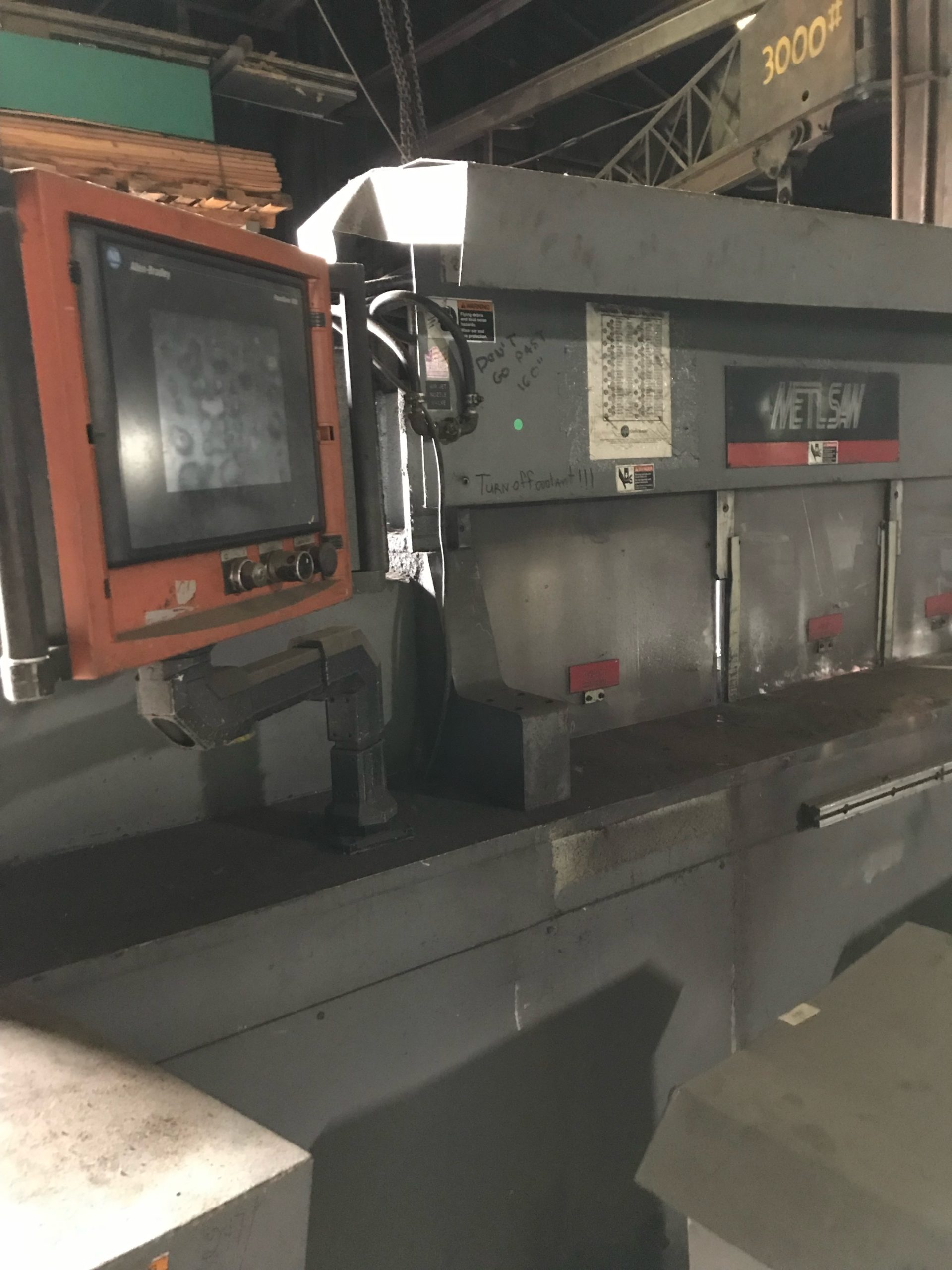 10” X 120" Metlsaw NF10 Fully Automatic CNC Non Ferrous Saw - Image 5