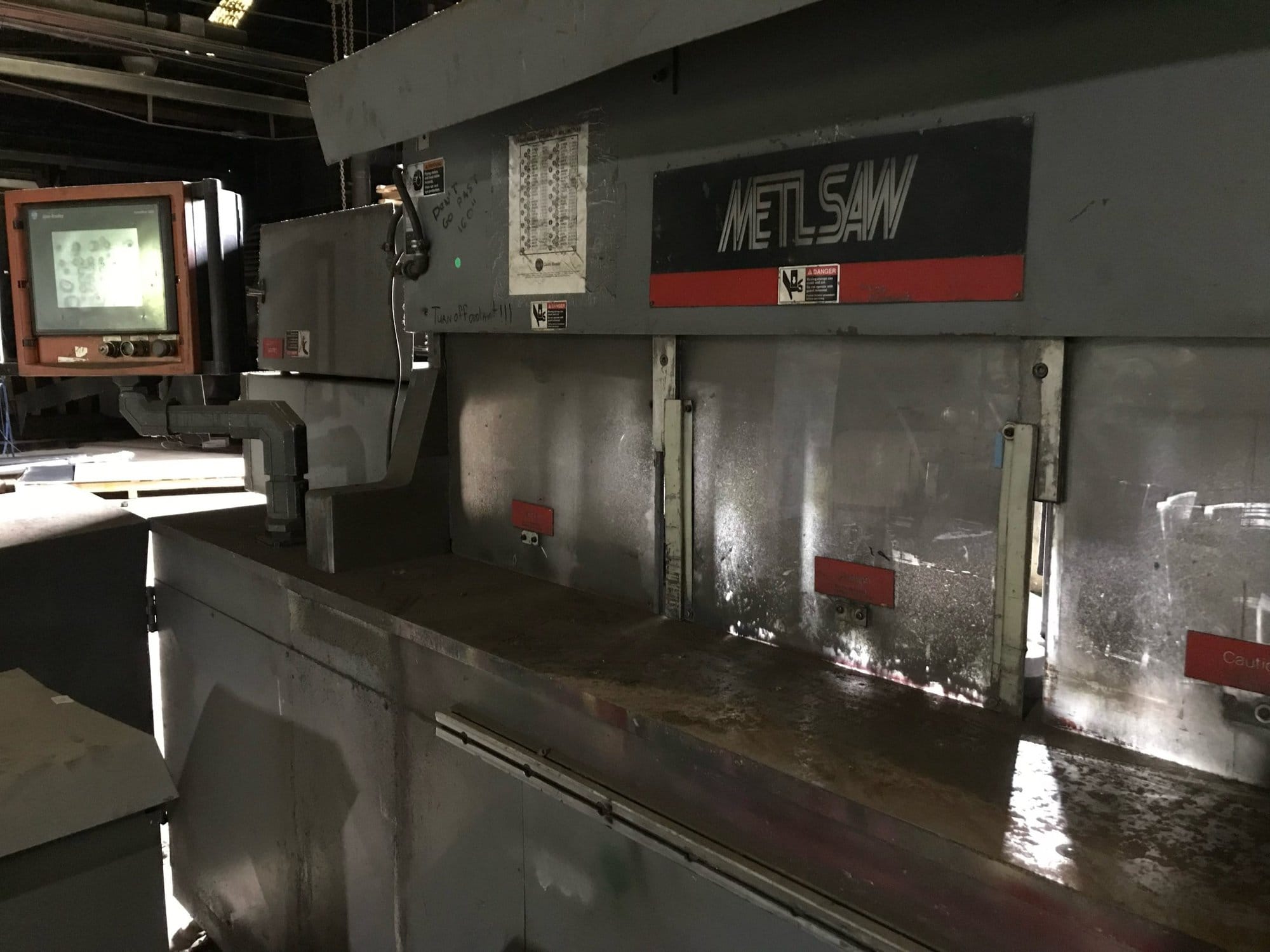 10” X 120" Metlsaw NF10 Fully Automatic CNC Non Ferrous Saw - Image 7