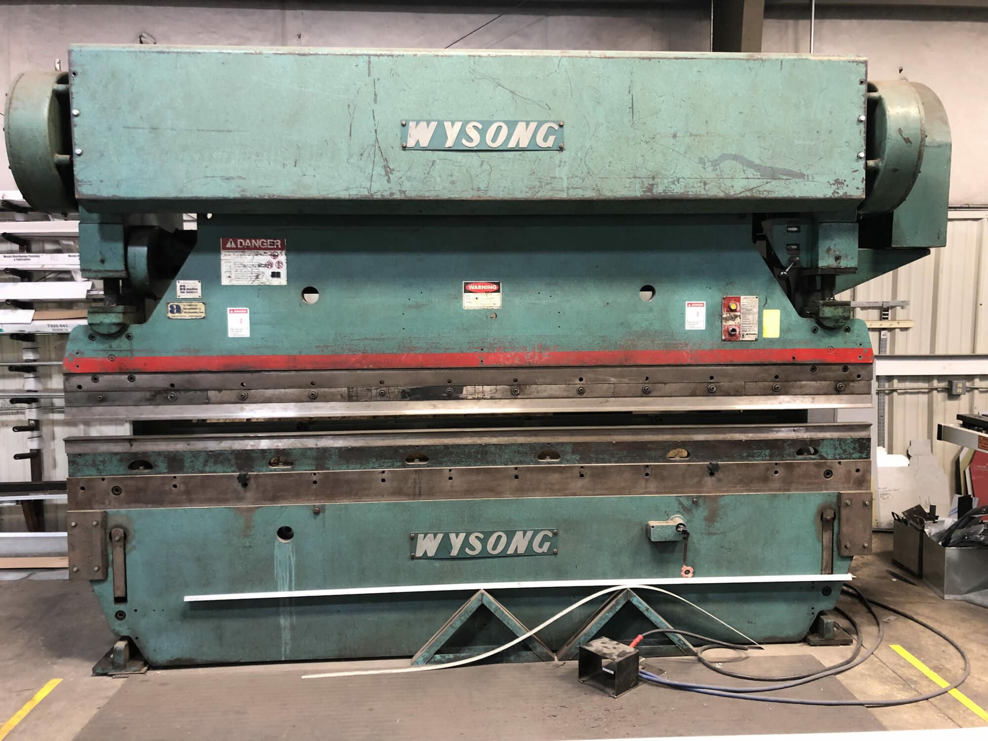 110 Ton x 12' Wysong 110-10 Press Brake