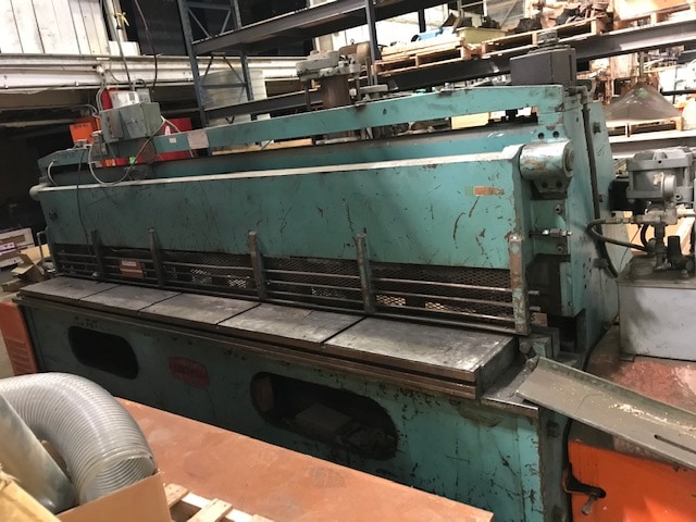 10' x 1/4" Keetona Shear, 1967- Rebuilt Clutch