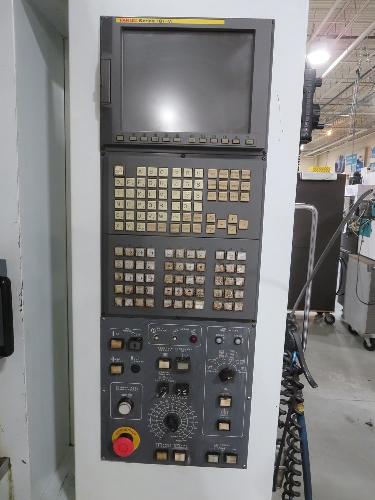 KIWA KNH-426X HMC, 2003-HPC, Fanuc Control, 12,000RPM, Chip Conveyor - Image 6