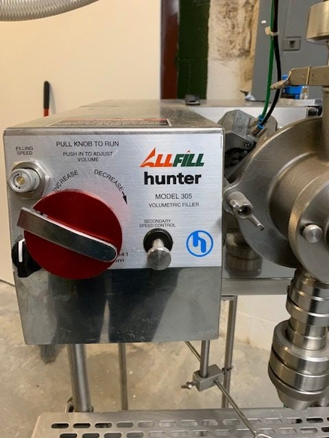 All-Fill - Semi-Automatic Piston Filler - Model 305 - with cart (Compressed air powered) - Image 4