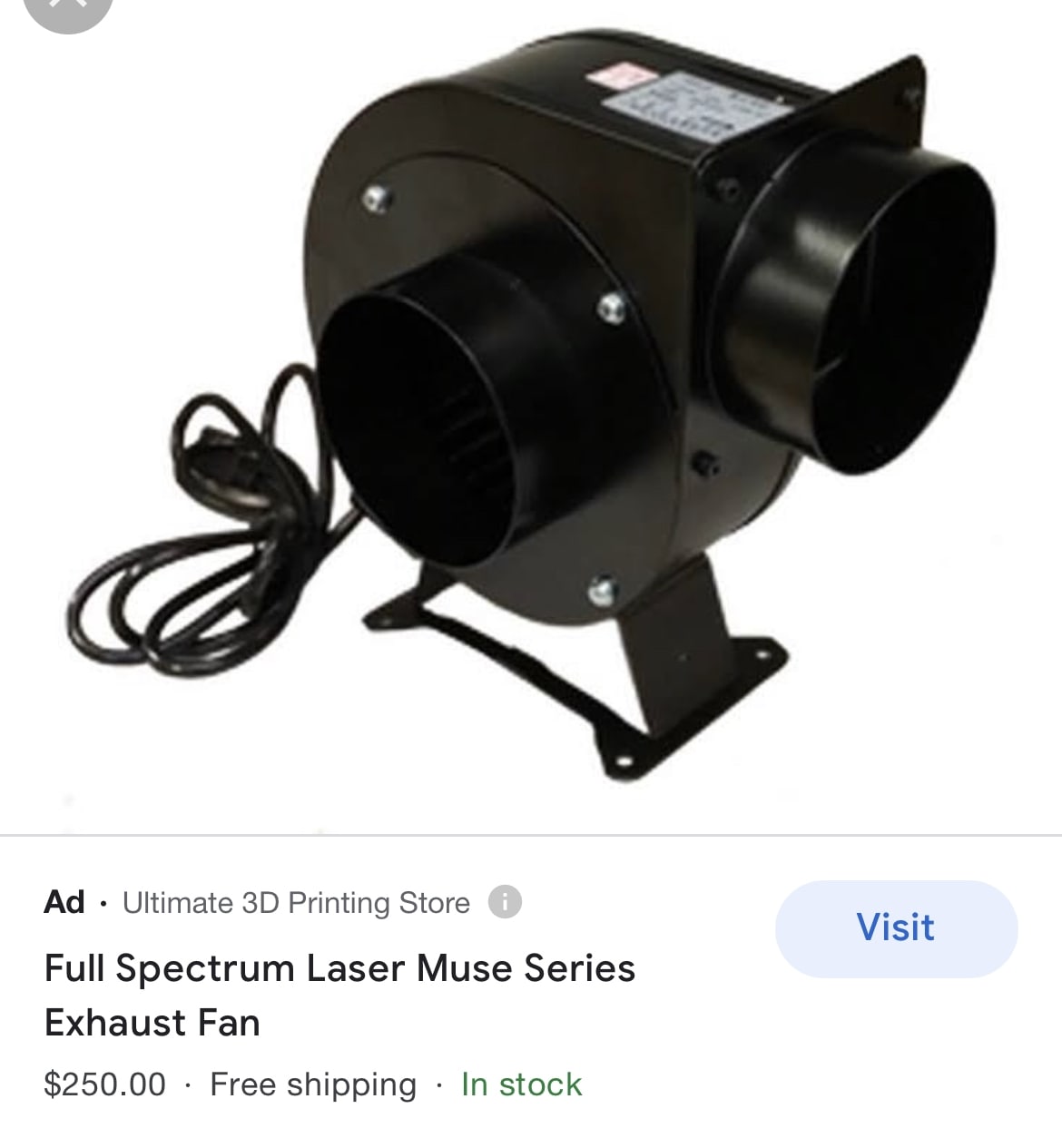 45 Watt FSL Muse 2D Vision Desktop CO2 Laser Cutter/Engraver Bundle, 2018 Available Immediately! - Image 7