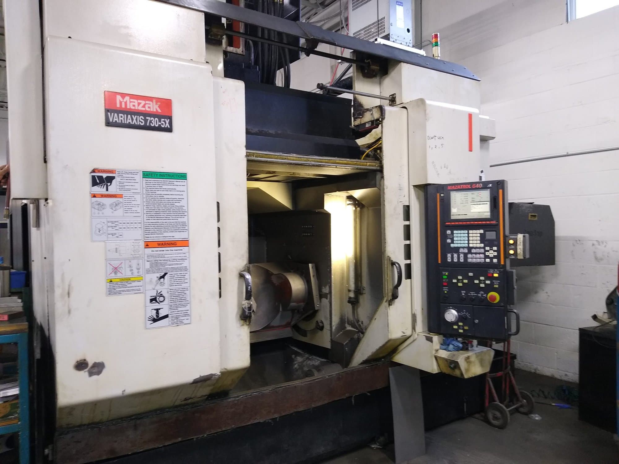 Mazak Variaxis 730-5X CNC UMC, 2004 - 5-Axis, Mazatrol Fusion 640M Control