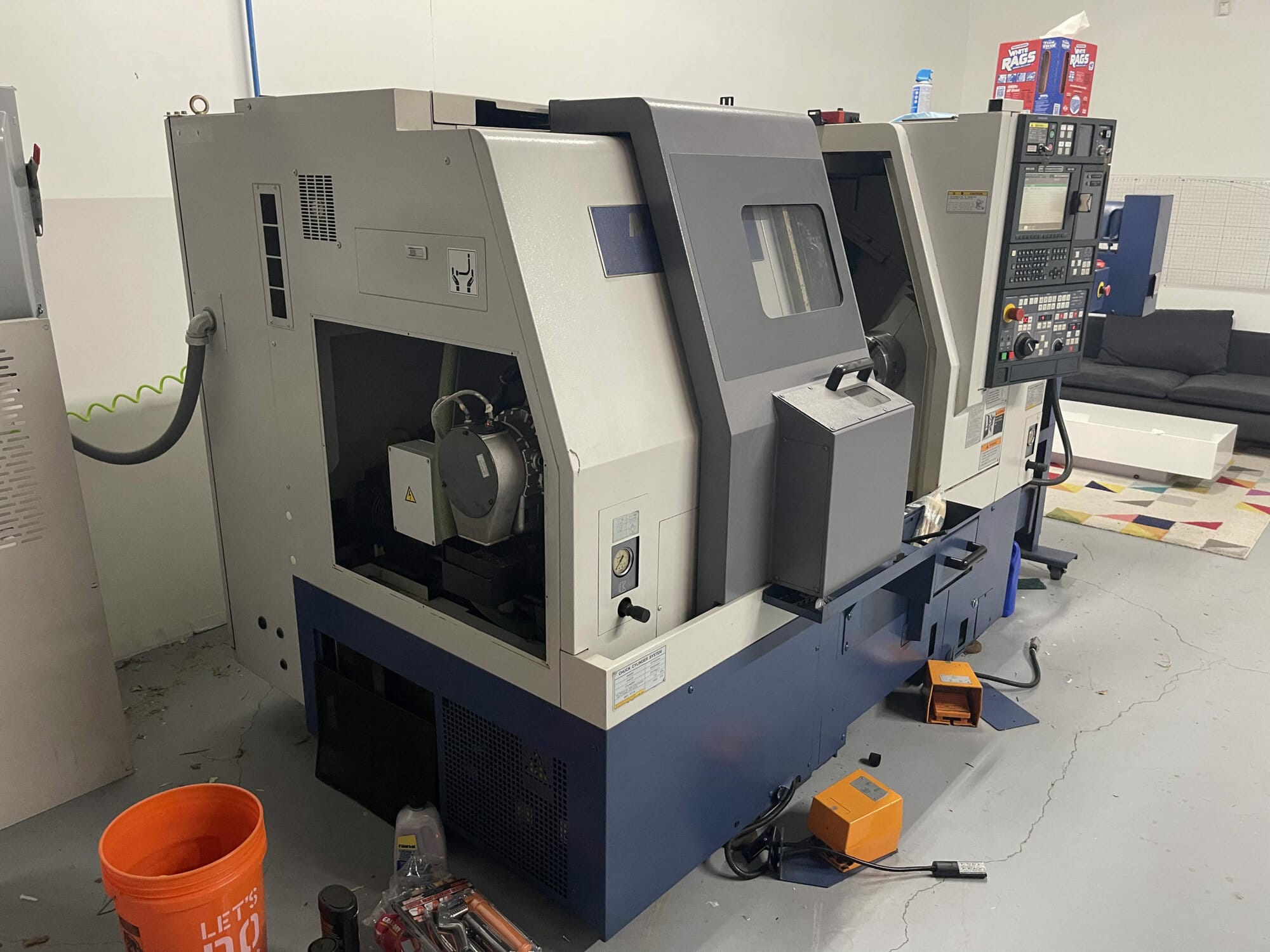 Mori Seiki SL-204 SMC CNC Lathe, 2001 - Live Tooling, Sub Spindle, C-axis - Image 2